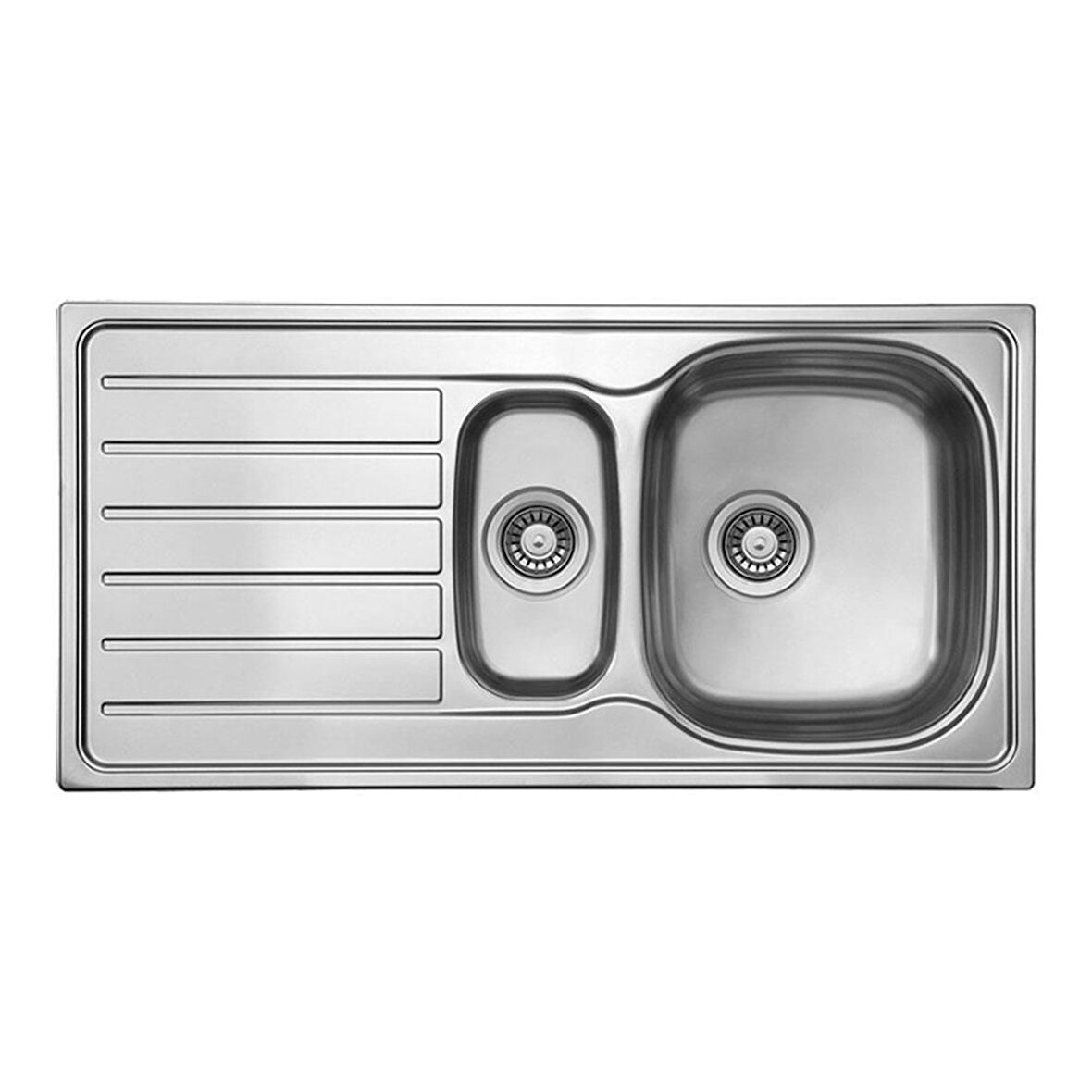 Ukinox Eviye Hypnos 100 1.5 Göz Dekorlu Sol 100X50