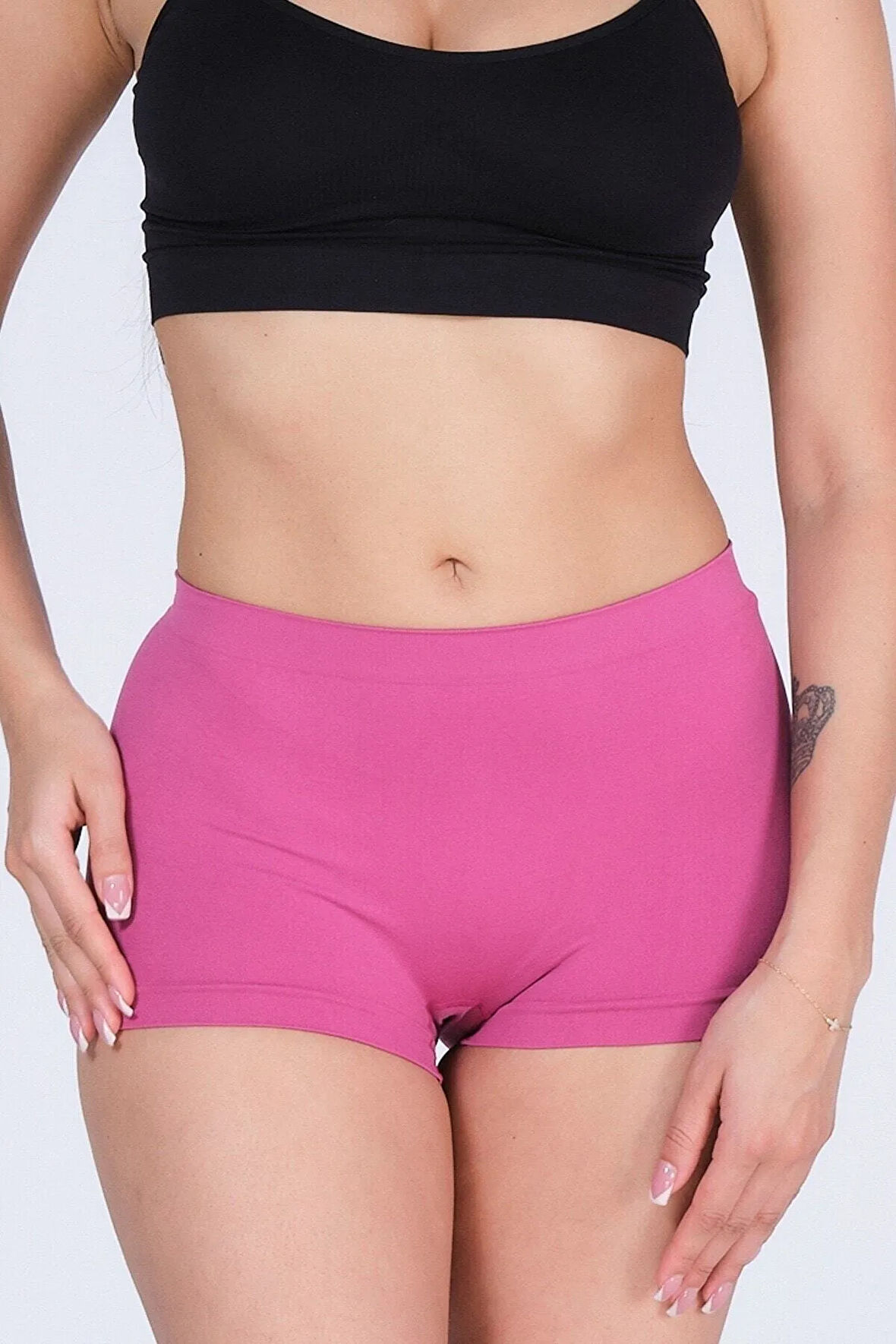 Toparlayıcı Seamless Boxer Korse Beyaz Yeni Sezon