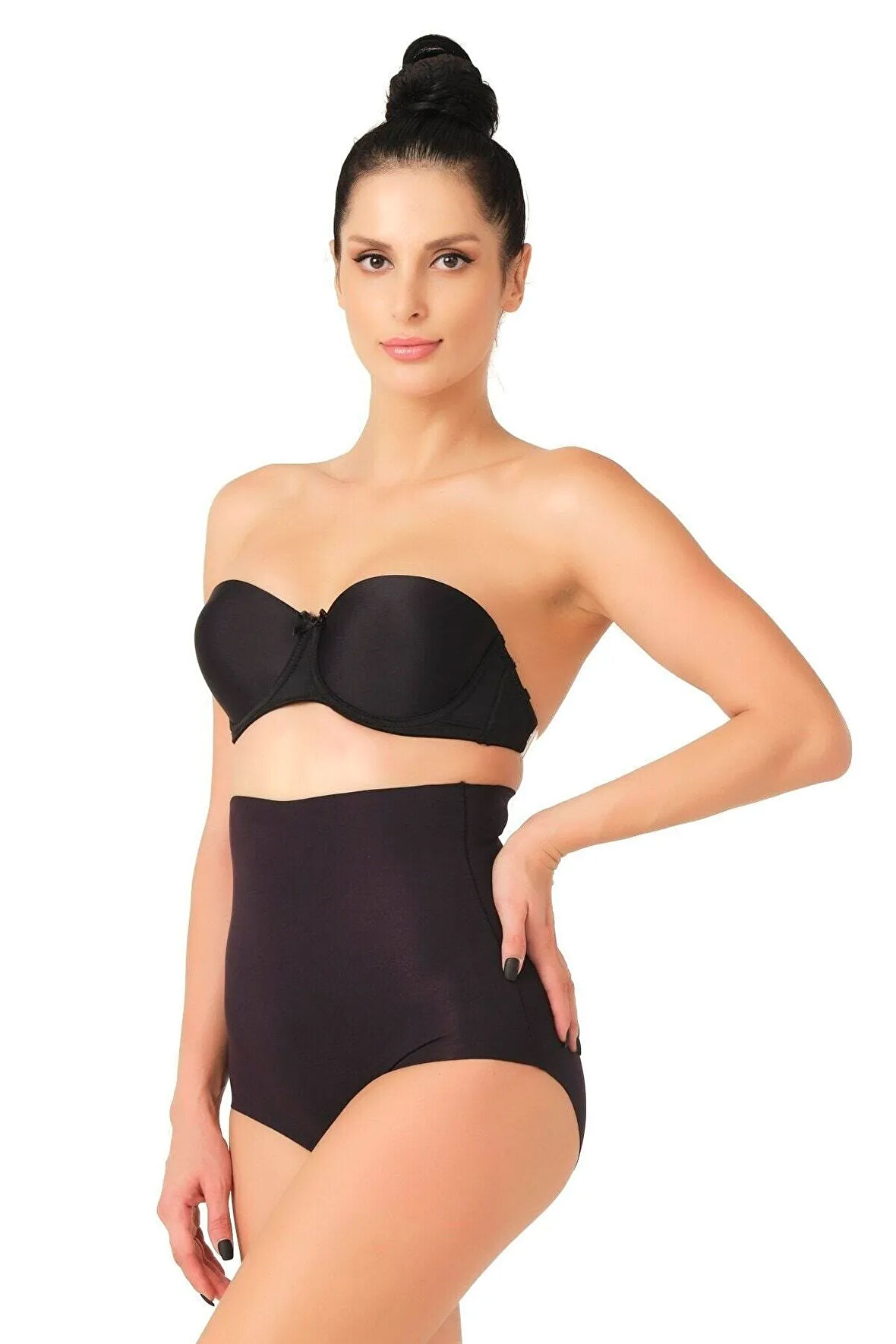 Lazer Kesim Slip Korse 2708 Siyah