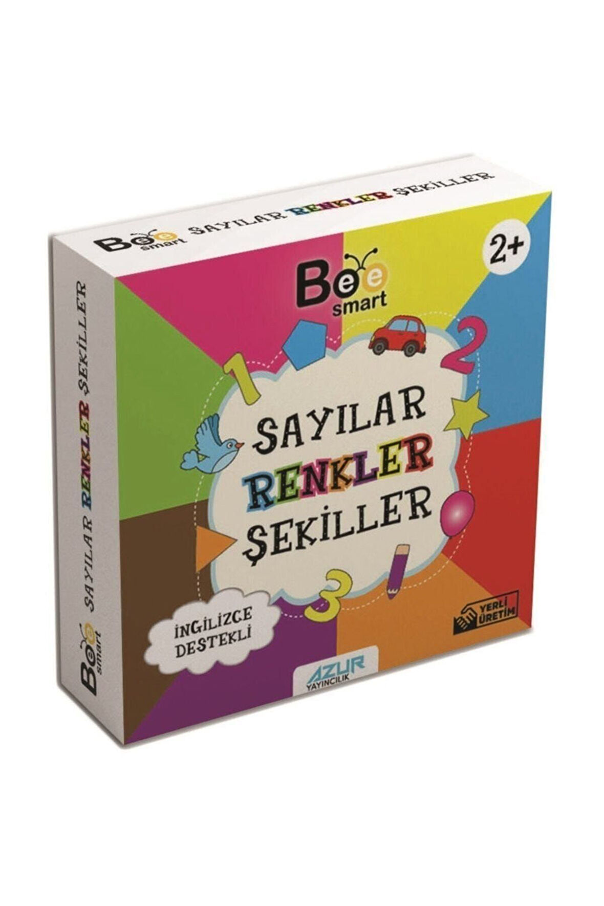 Bee Smart Zeka Kartları Sayılar Renkler Şekiller (İNGİLİZCE DESTEKLİ)