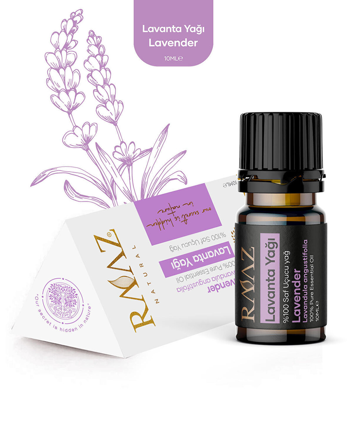 Lavanta Uçucu Yağı 10 ml LAVENDER ESSENTIAL OIL