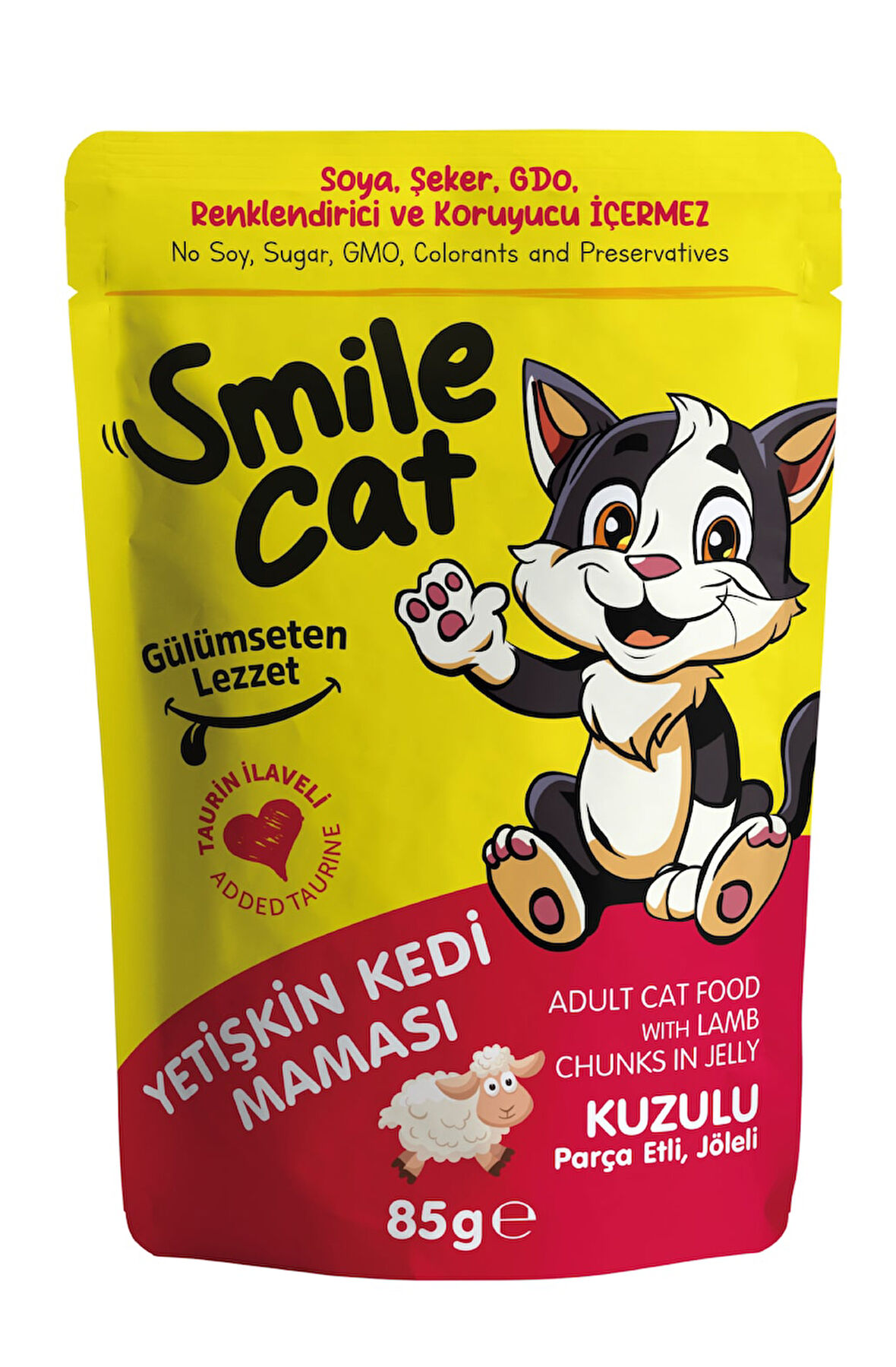 Smile Cat Pouch 85 gr  Kedi Kuzulu