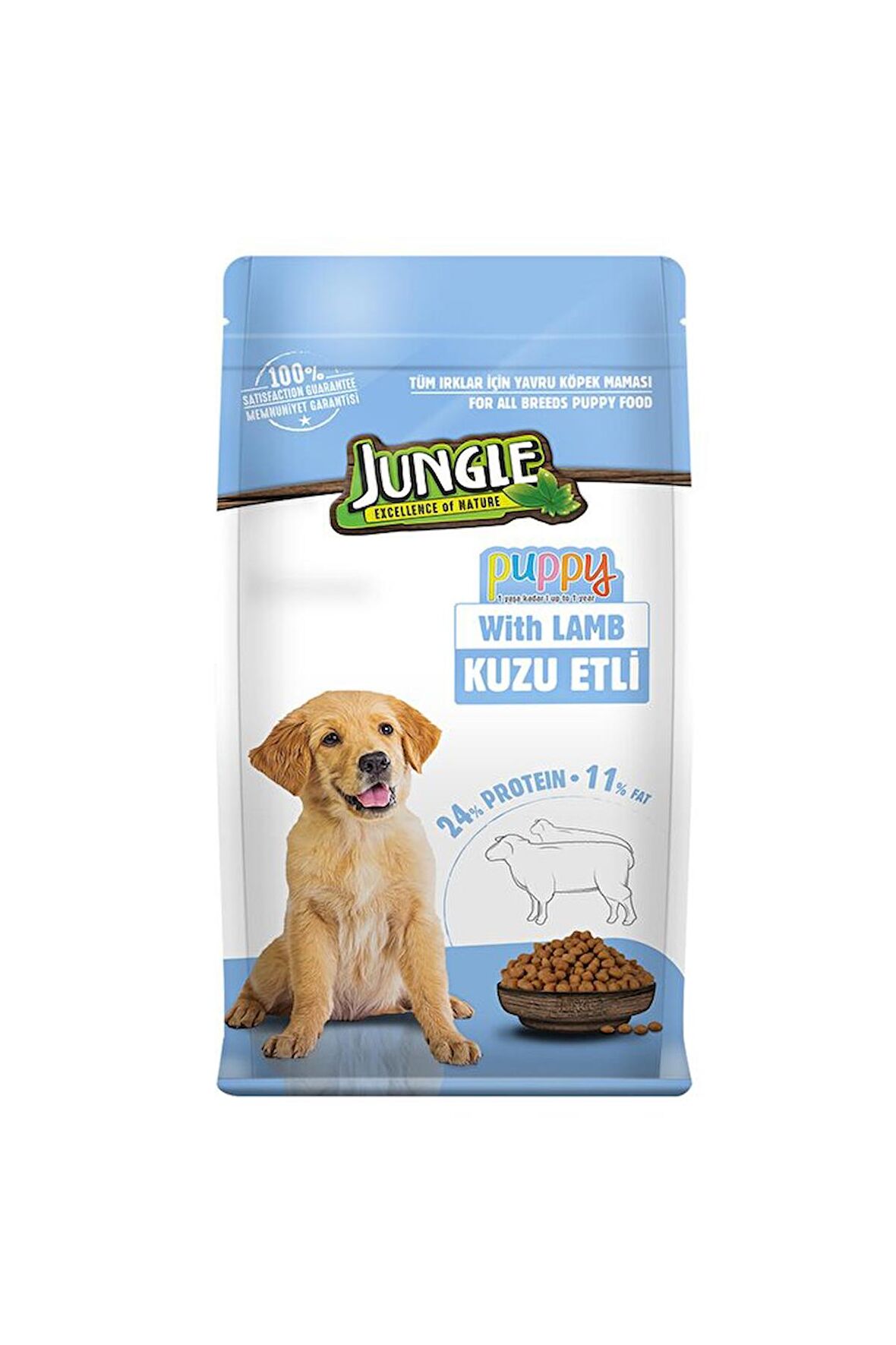 Jungle Kuzu Etli 15 kg Yavru Köpek Maması