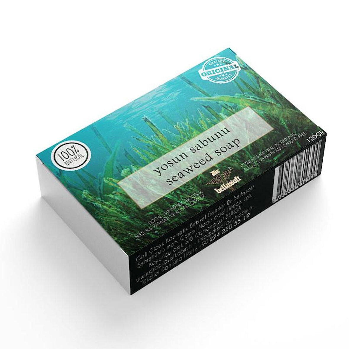 Dr.Bellasoft Doğal Yosun Sabunu Parabensiz Kostiksiz 120GR