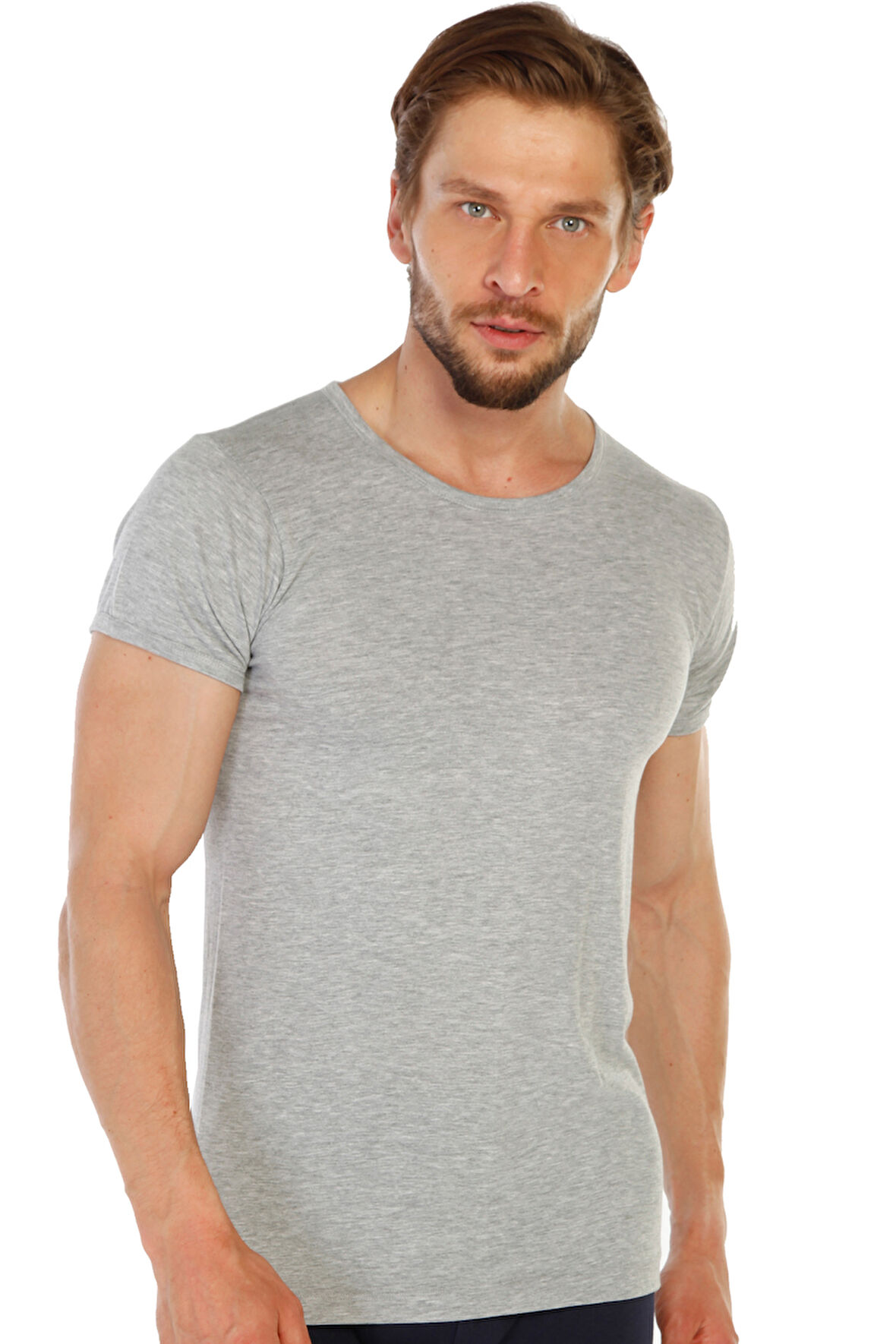 Erkek %100 Pamuklu O Yaka Süprem Fanila 314