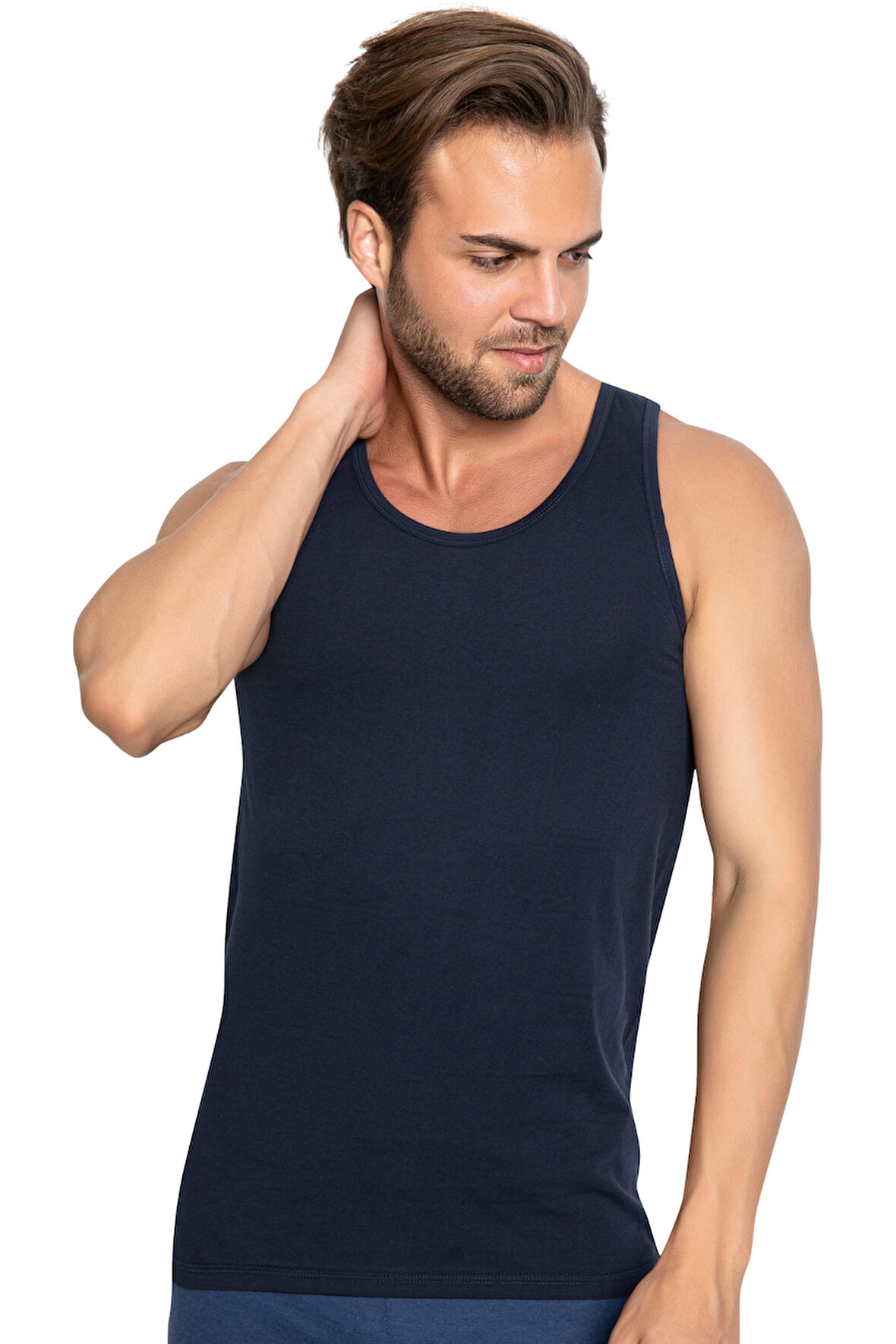 12 li Erkek %100 Pamuklu Süprem Atlet 114