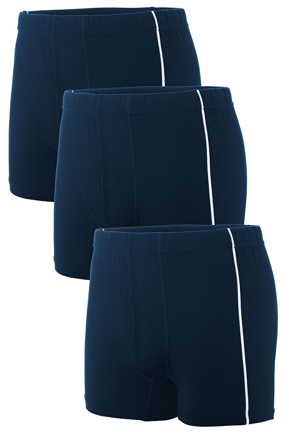 3 lü Erkek Bambu Likralı Esnek Boxer Seti 413