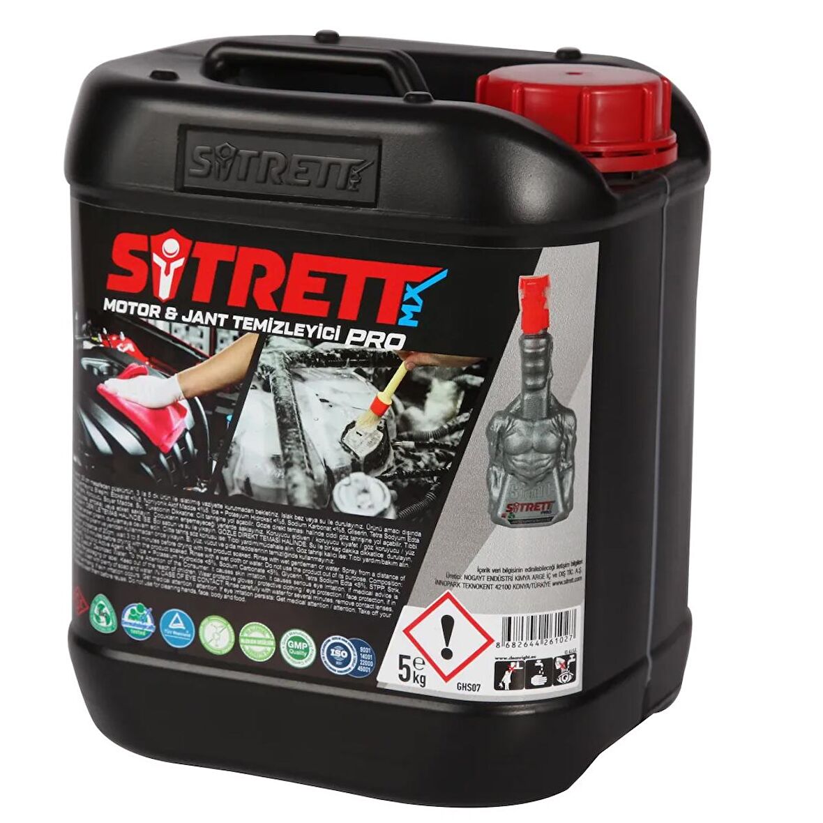 SİTRETT MX Motor Kaporta Jant Temizleyici Pro 5 Kg