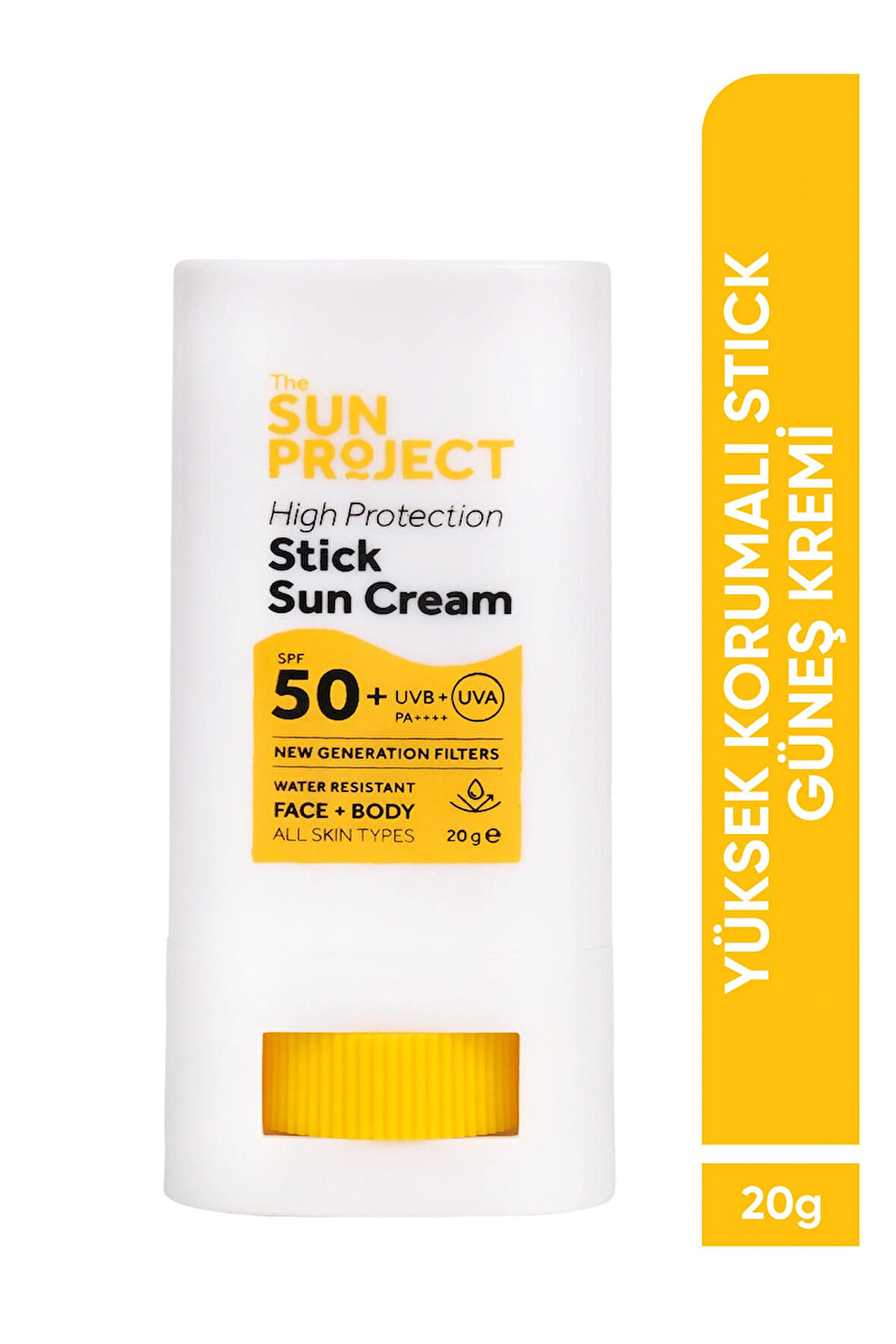 The Sun Project Yüksek Korumalı Stick Güneş Kremi High Protection Stick Sun Cream SPF50+/PA++++ 20 gr