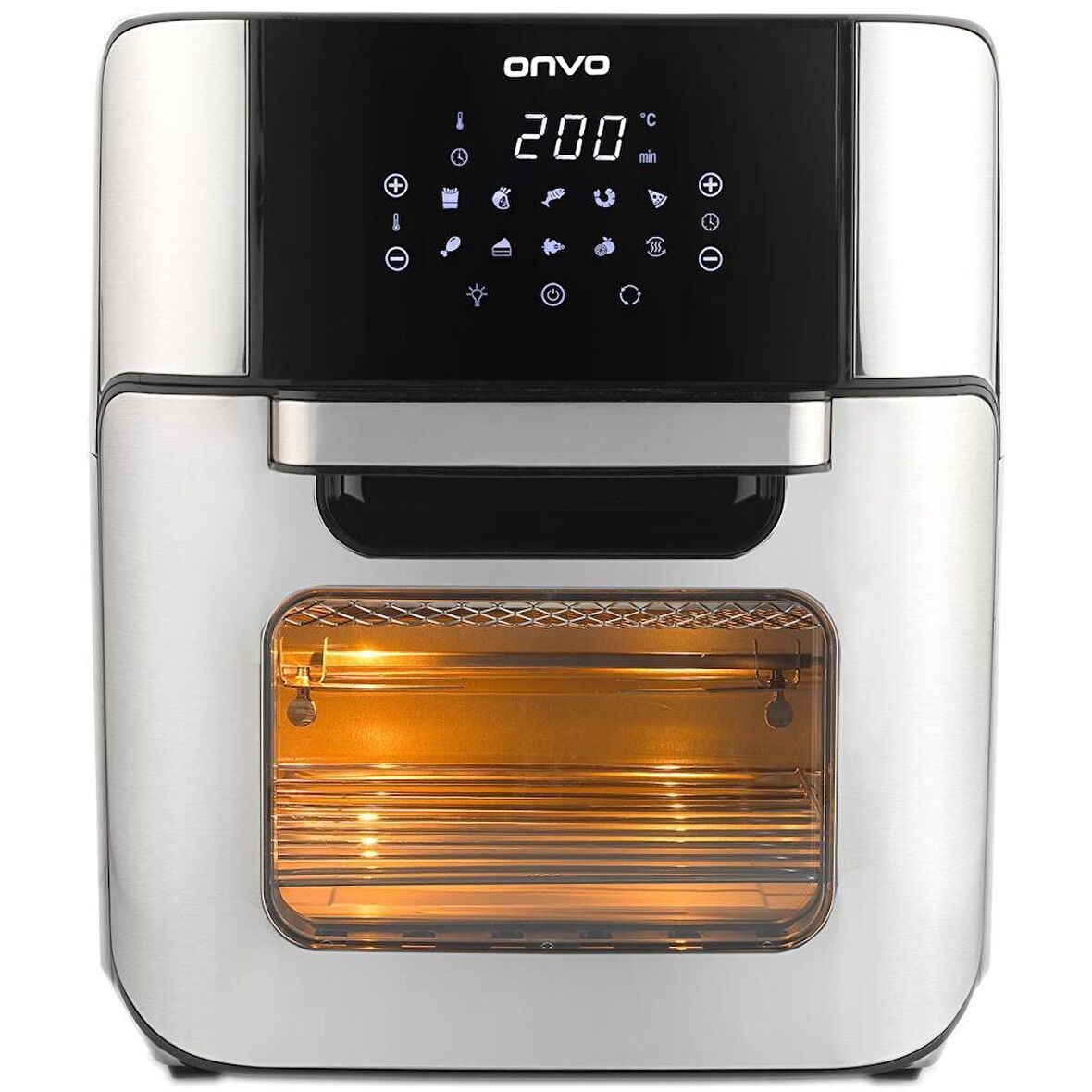 Onvo OVFRY09 Yağsız Airfryer Inox