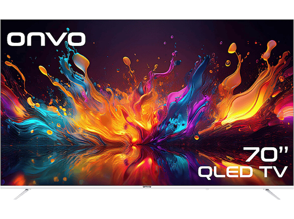 ONVO 70OVF9000UQ  70 inç 178 Ekran Uydu Alıcılı 4K Ultra HD Google Smart QLED TV