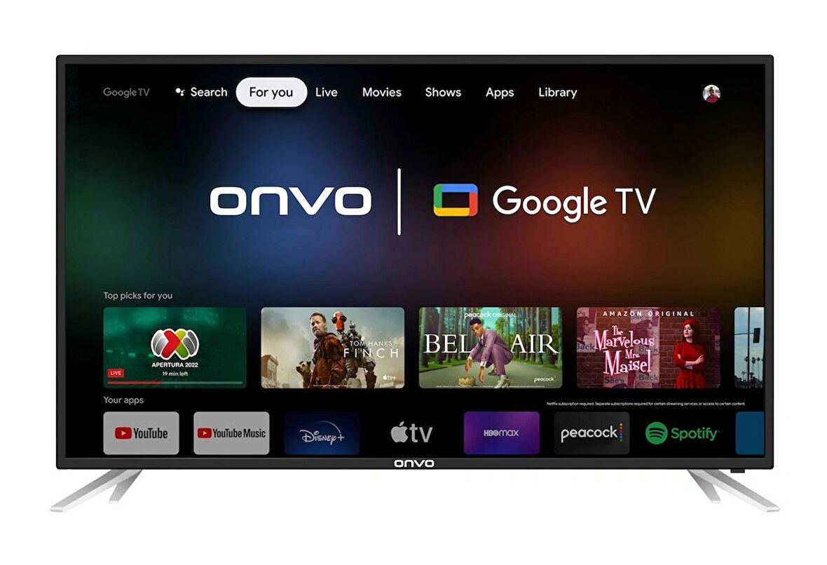 ONVO 85OVF9000UQ 85" 216 Ekran Uydu Alıcılı 4K Ultra HD Google Smart QLED TV