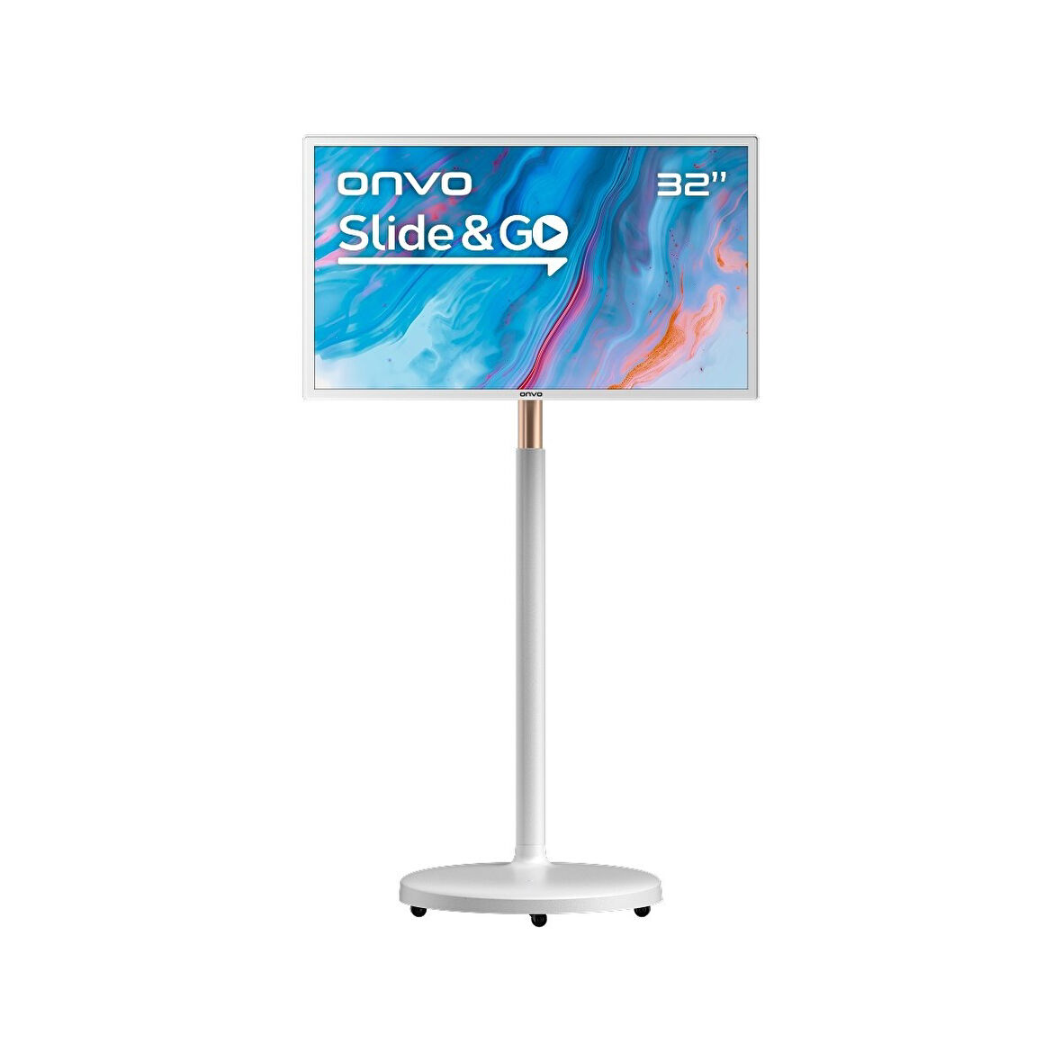 Onvo 32OVM6000 32'' 82 Ekran Slide&go Hareketli Taşınabilir Android 13 Smart LED Dokunmatik Ekran B Kalite