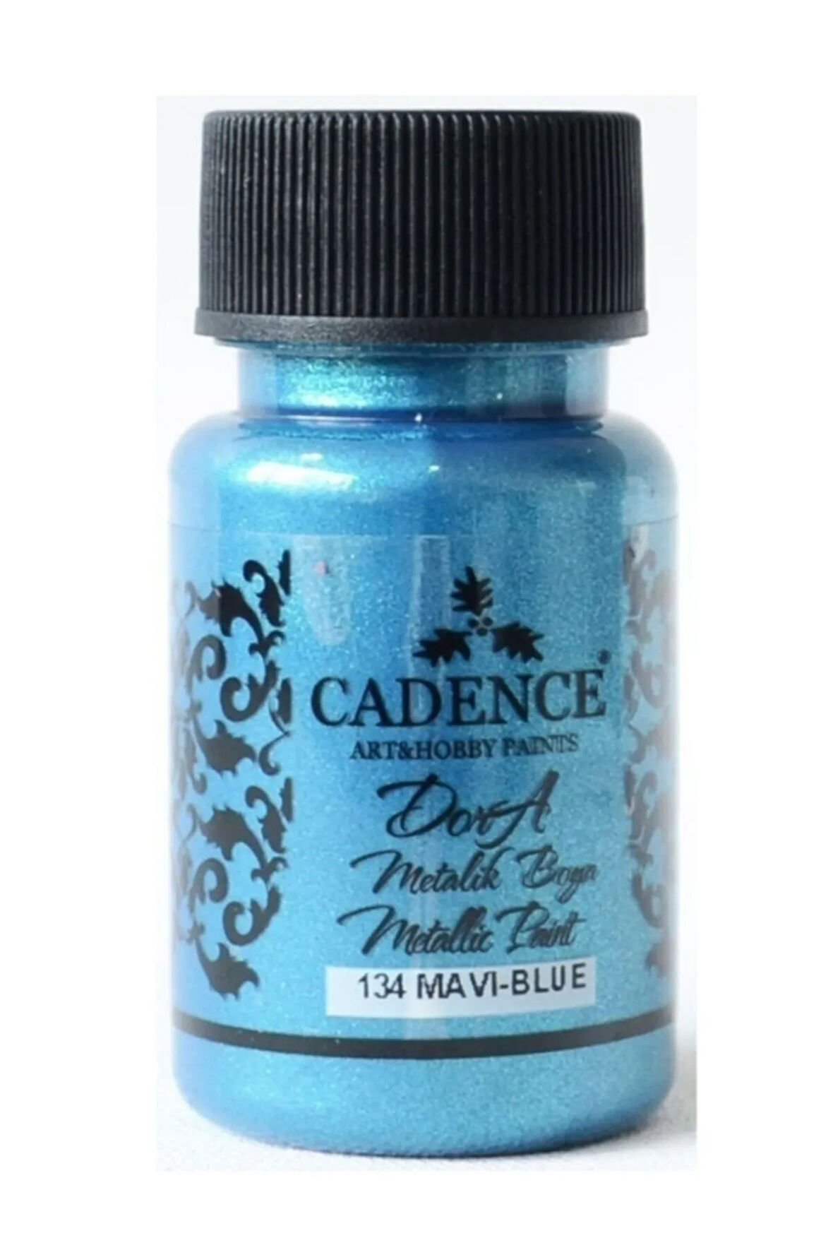 Dora Simli Metalik Boya 134 Mavi 50 ml