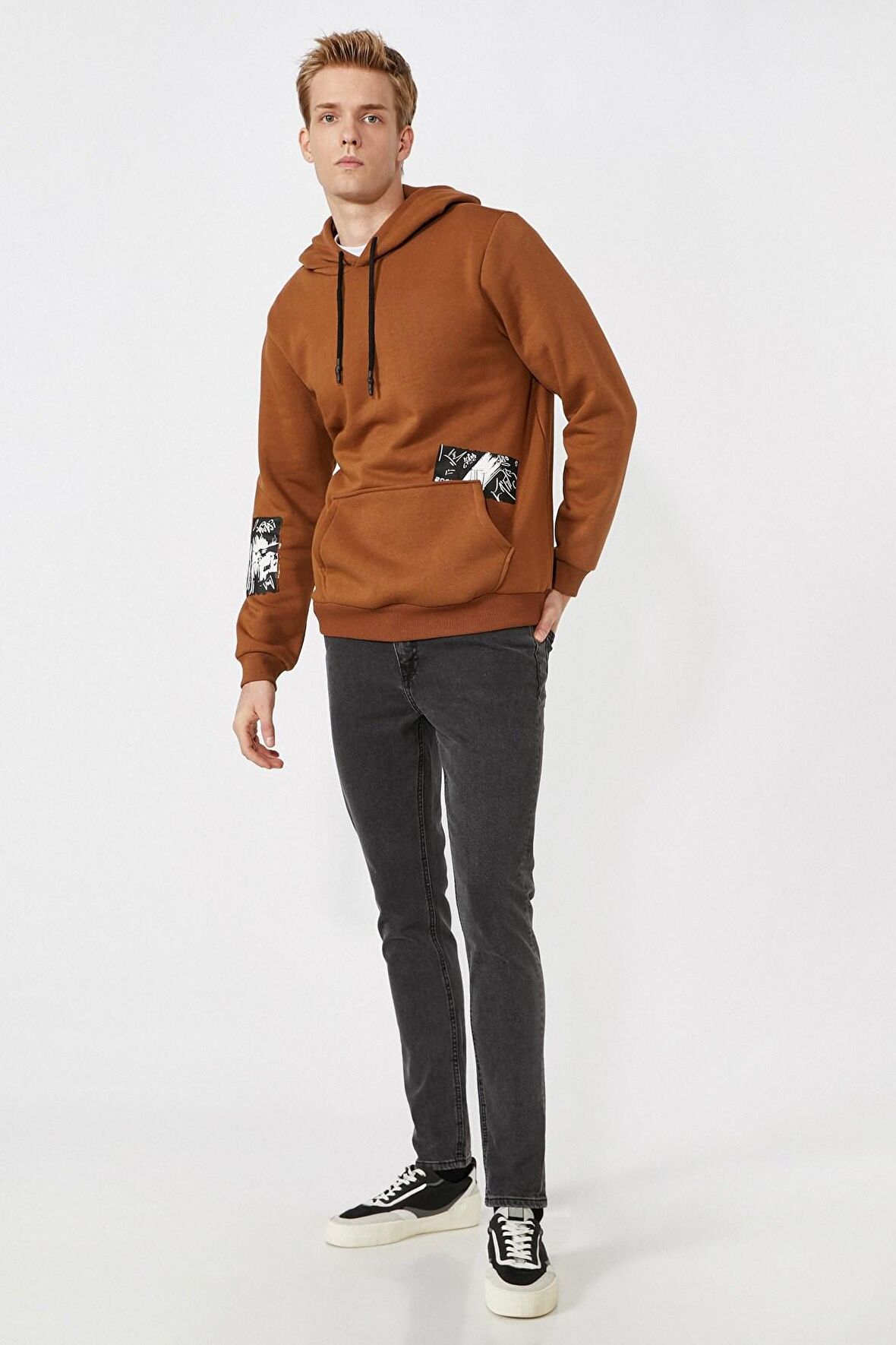 Erkek Gri Jeans 2KAM43596MD