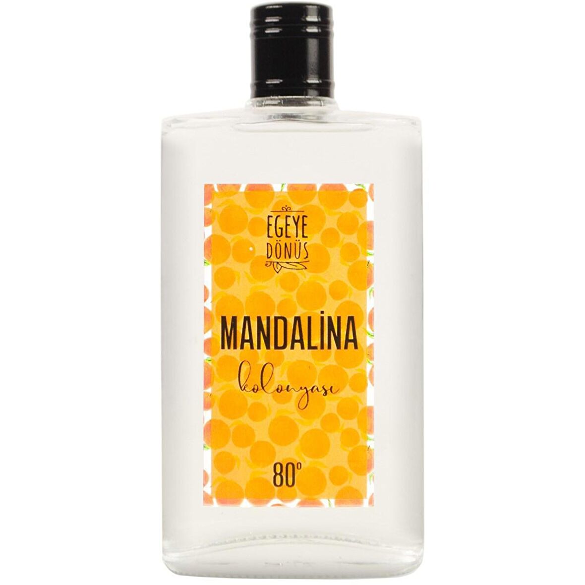 Egeye Dönüş Mandalina 80 Derece Cam Şişe 200 ml Kolonya