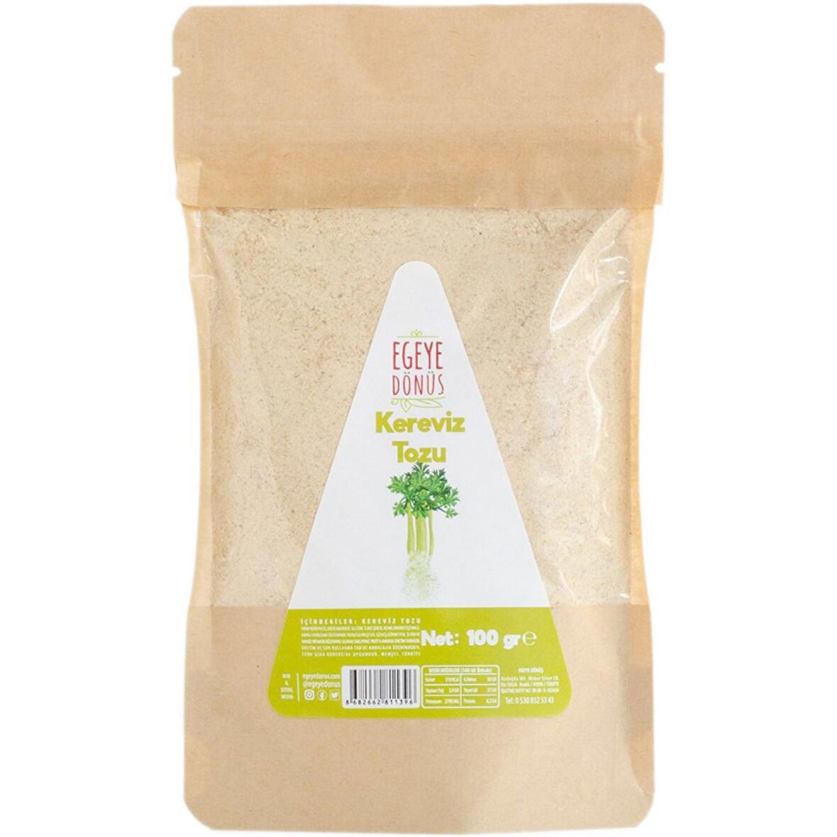 Glutensiz Kereviz Tozu - 100 Gr. (Yüksek Aroma - Katkı Koruyucu İçermez)