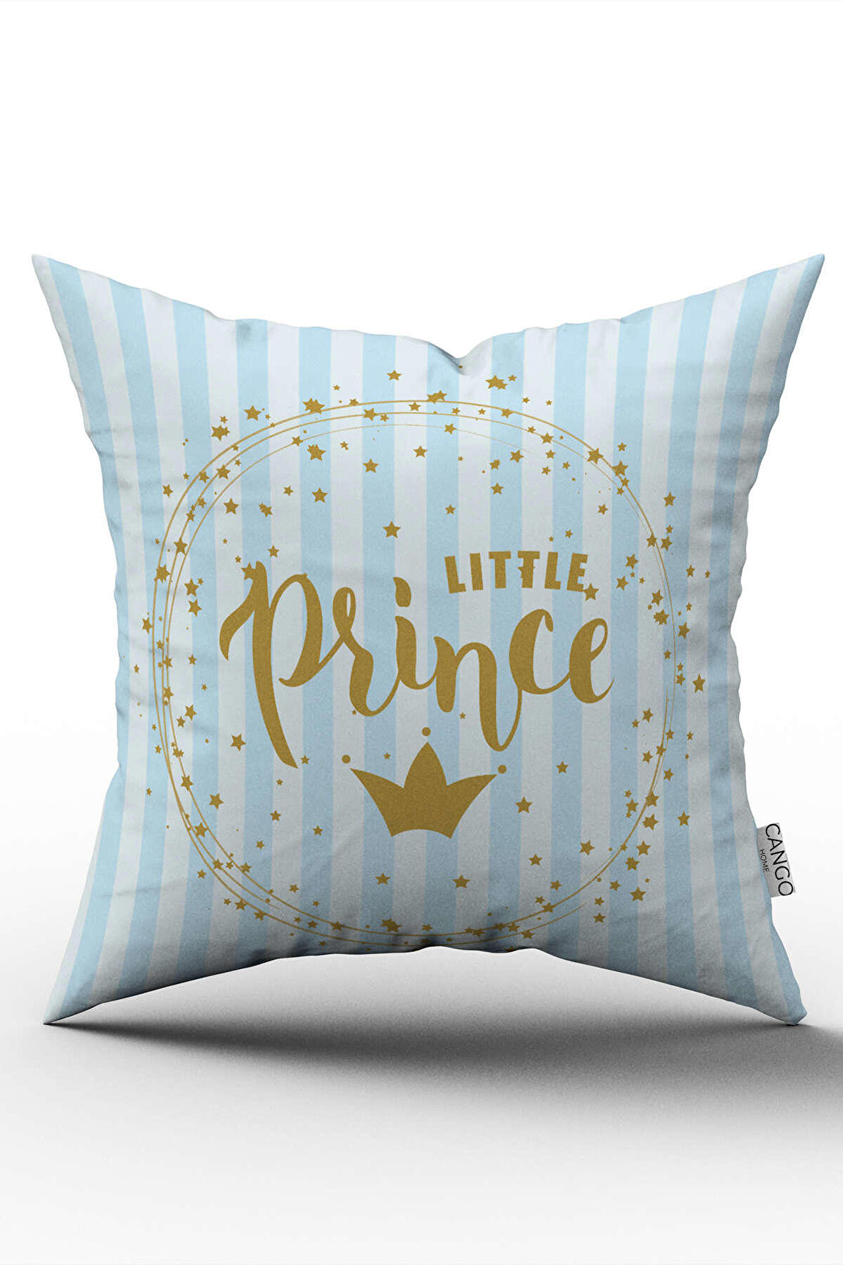 Mavi Erkek Bebek Prince Dijital Baskılı Kırlent Kılıfı - CGH332