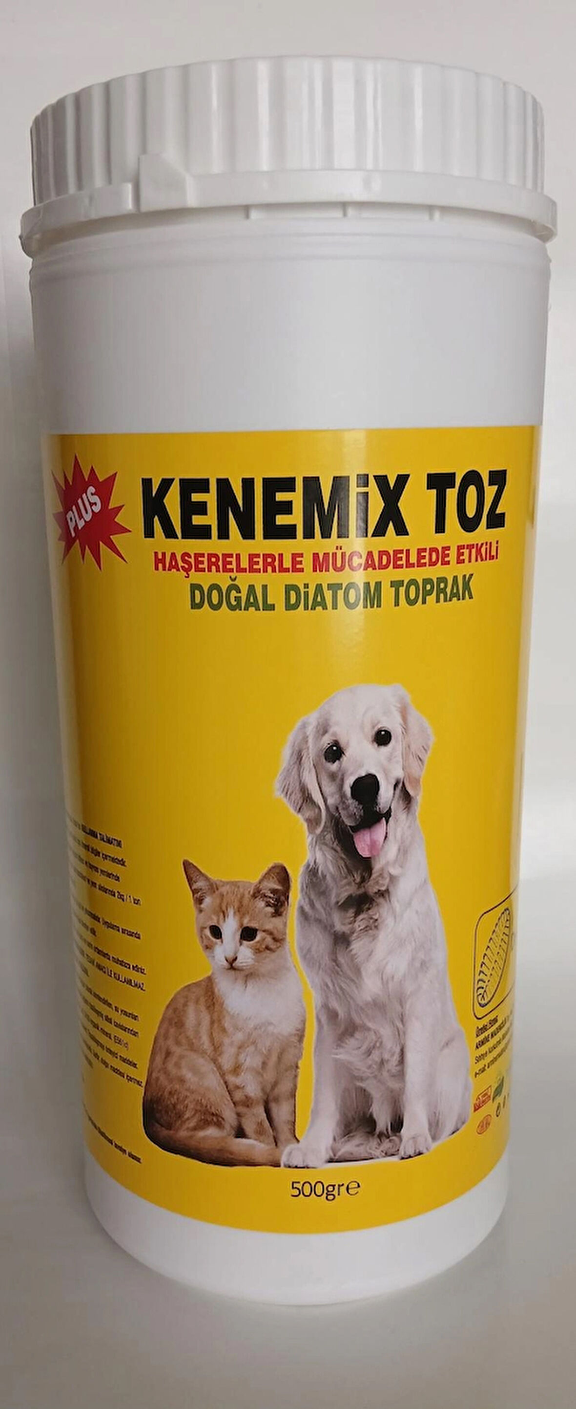 KENEMİX KENE-500 PLUS KENE BİT PİRE ÖNLER KATKISIZ  DOĞAL DİYATOM TOPRAK 500 g Di-Ar ULTRA