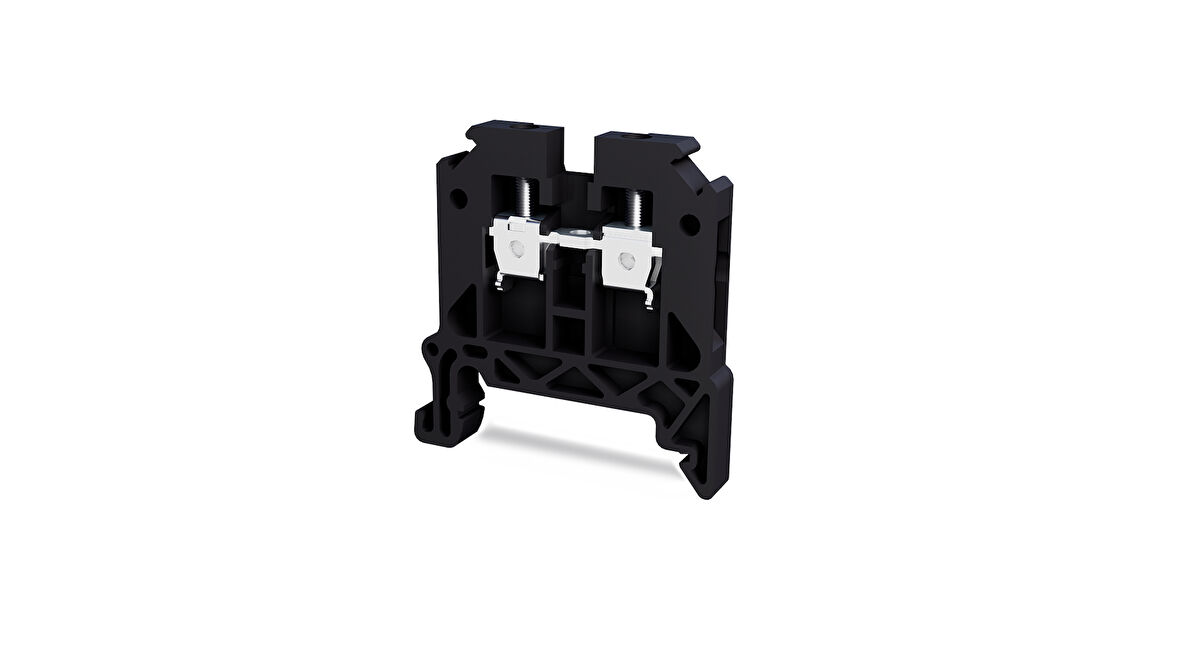 Tbloc TBL 4mm Siyah Vidalı Tek Katlı Klemens 10'lu Paket