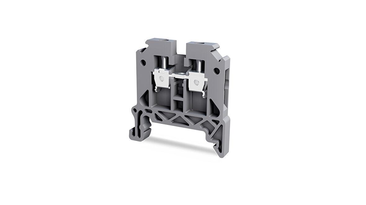 Tbloc TBL 4mm Gri Vidalı Tek Katlı Klemens 10'lu Paket