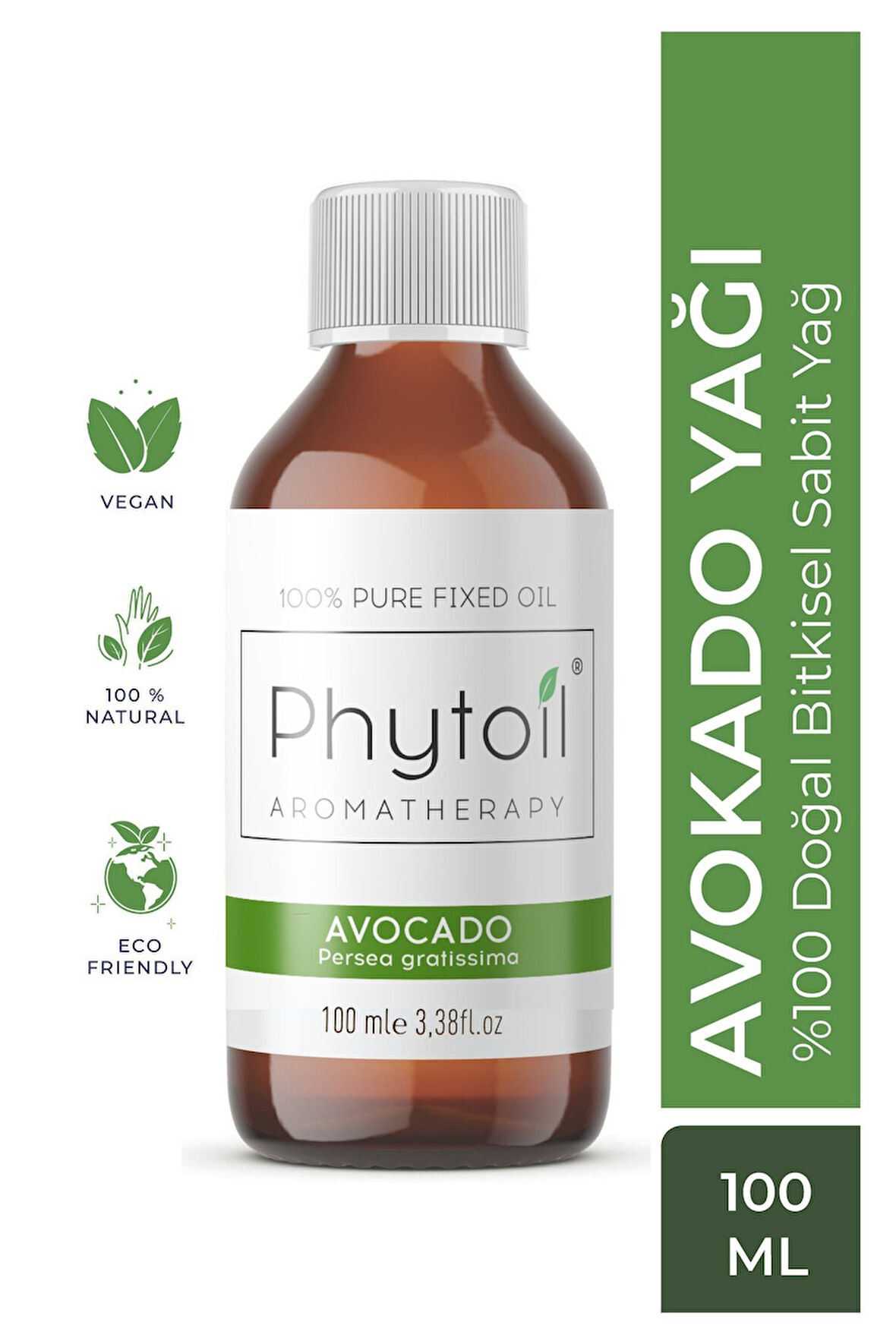 Organik Avokado Yağı – Avocado Oil %100 Doğal Bitkisel Sabit Yağ 100 ml