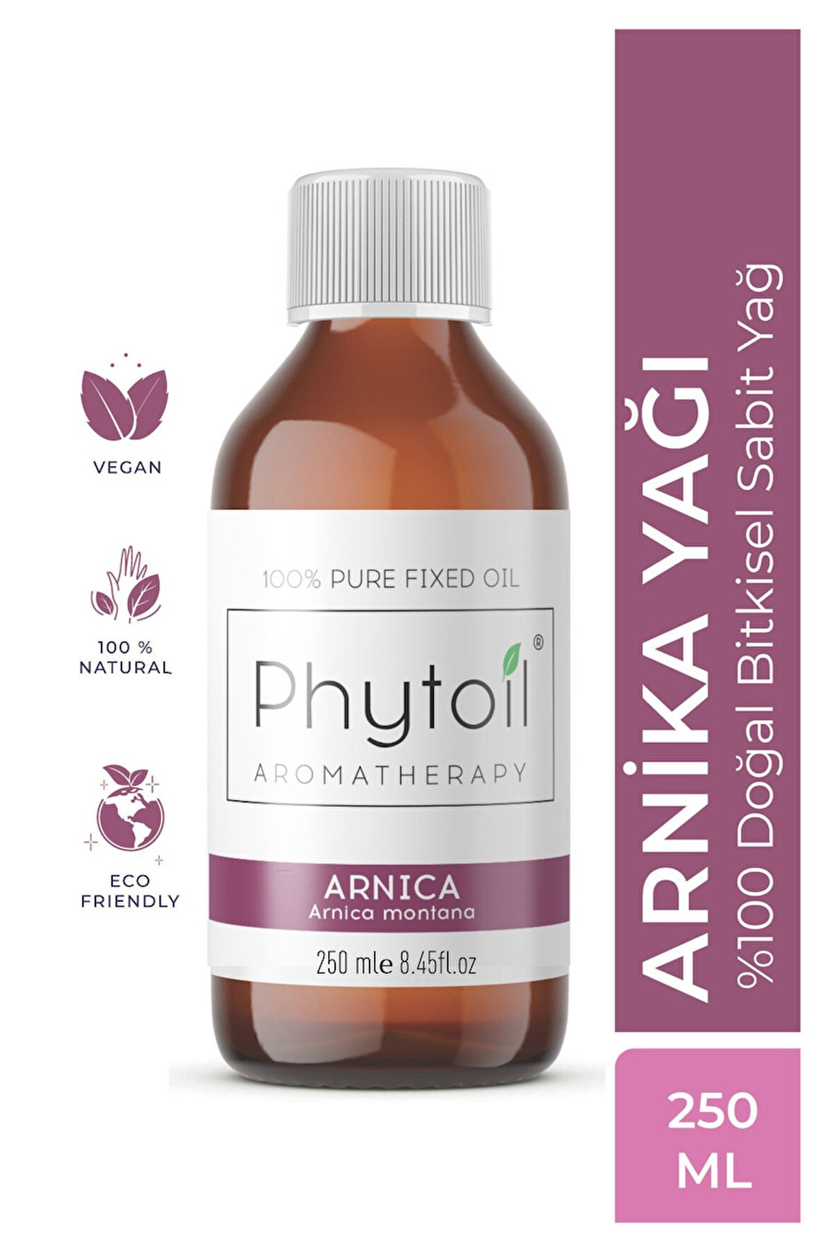 Organik Arnika Yağı – Arnica (Arnica Montana) %100 Doğal Bitkisel Sabit Yağ 250 ml
