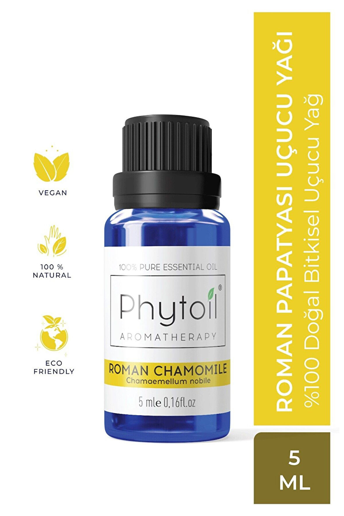 Organik Roman Papatyası Uçucu Yağı – Roman Chamomile %100 Saf ve Doğal Bitkisel Yağ 5 ml