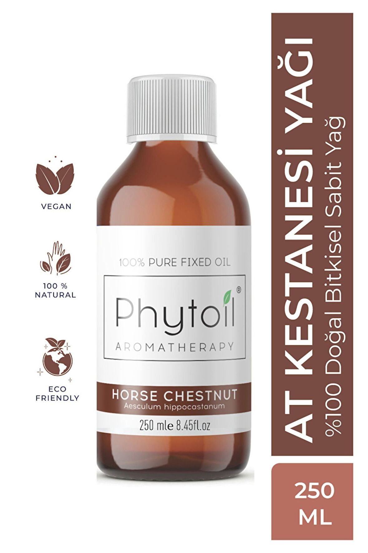 At Kestanesi Yağı (Horse Chestnut) %100 Saf ve Doğal Bitkisel Sabit Yağ 250 ml