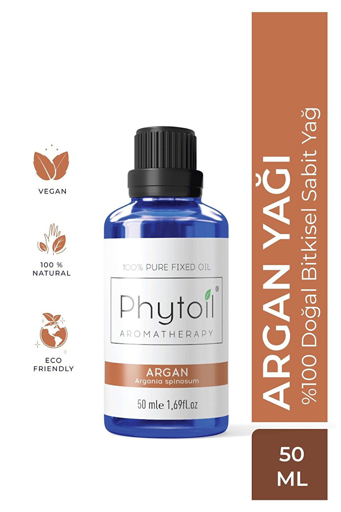 Argan Yağı (Argania Spinosa) %100 Saf ve Doğal Bitkisel Sabit Yağ 50 ml