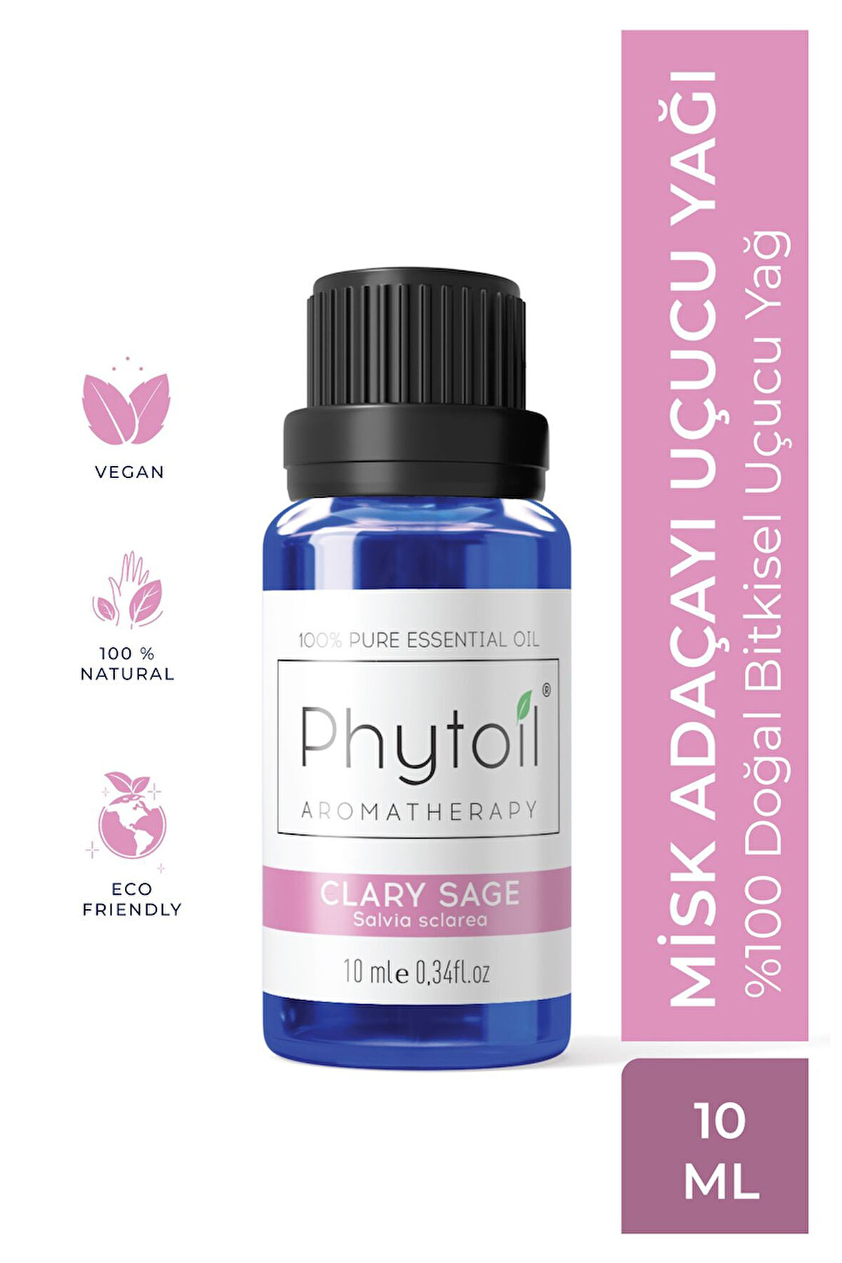 Misk Adaçayı (Clary Sage) Uçucu Yağı – %100 Saf ve Doğal Bitkisel Uçucu Yağ 10 ml