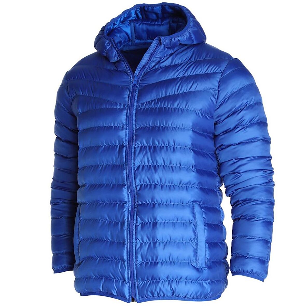 Sportive Leggero Puffer Erkek Mavi Şişme Mont 21KETL21D03-SAX