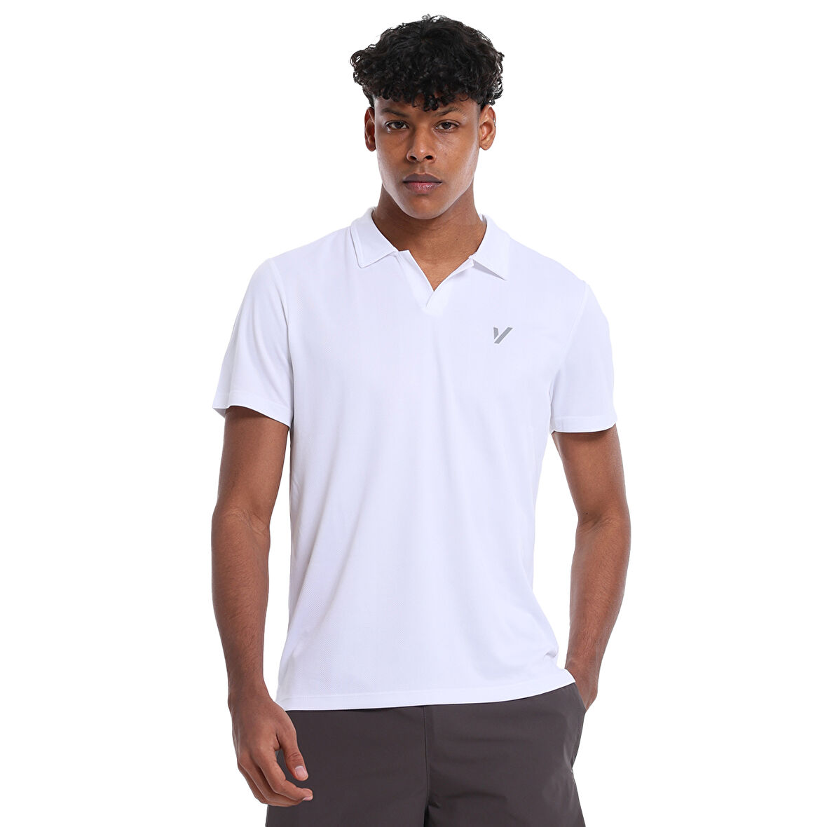 Otaru Erkek Beyaz Koşu T-Shirt 25YE010-BYZ