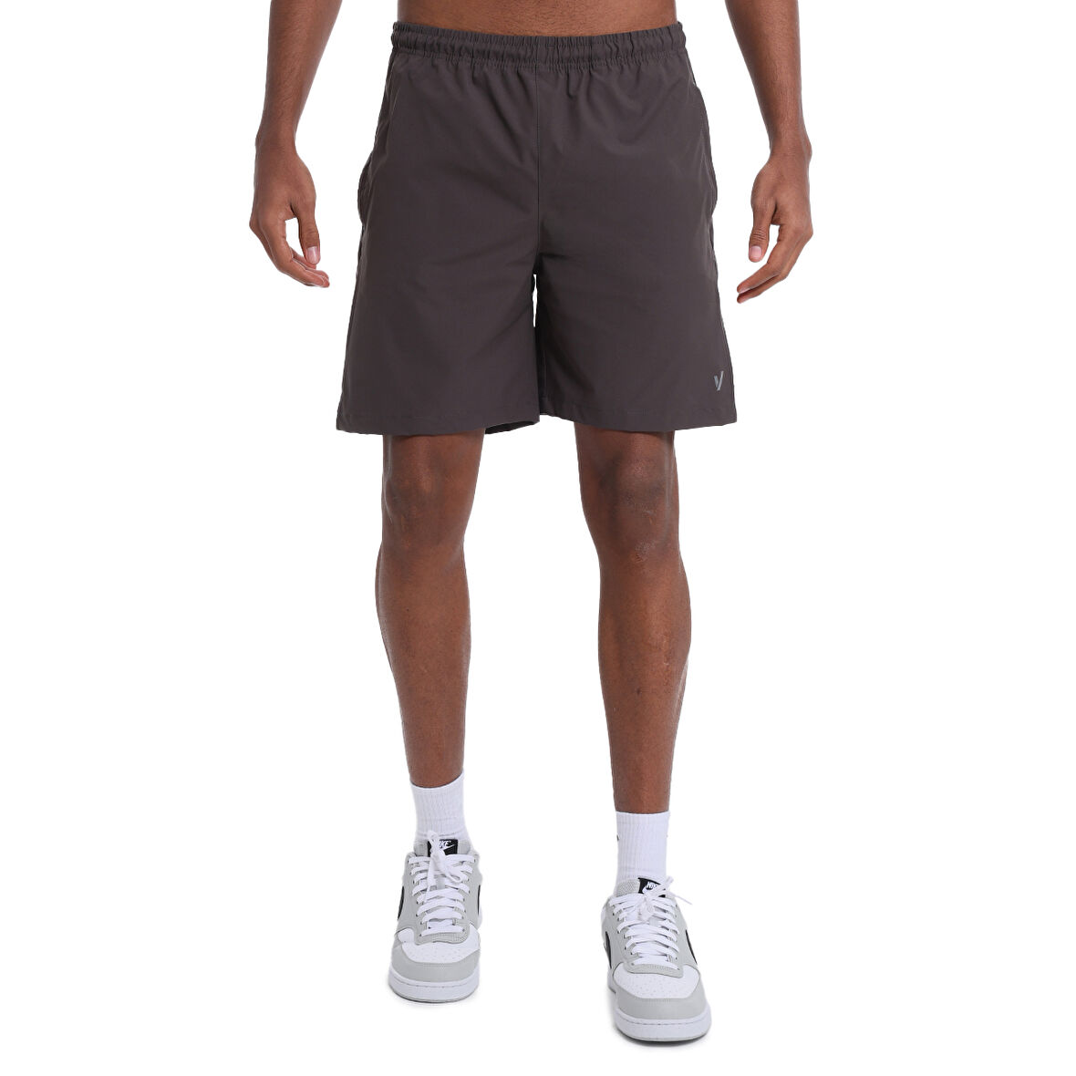 Spacco 3 Erkek Gri Koşu Şortu 25YE011-ANT