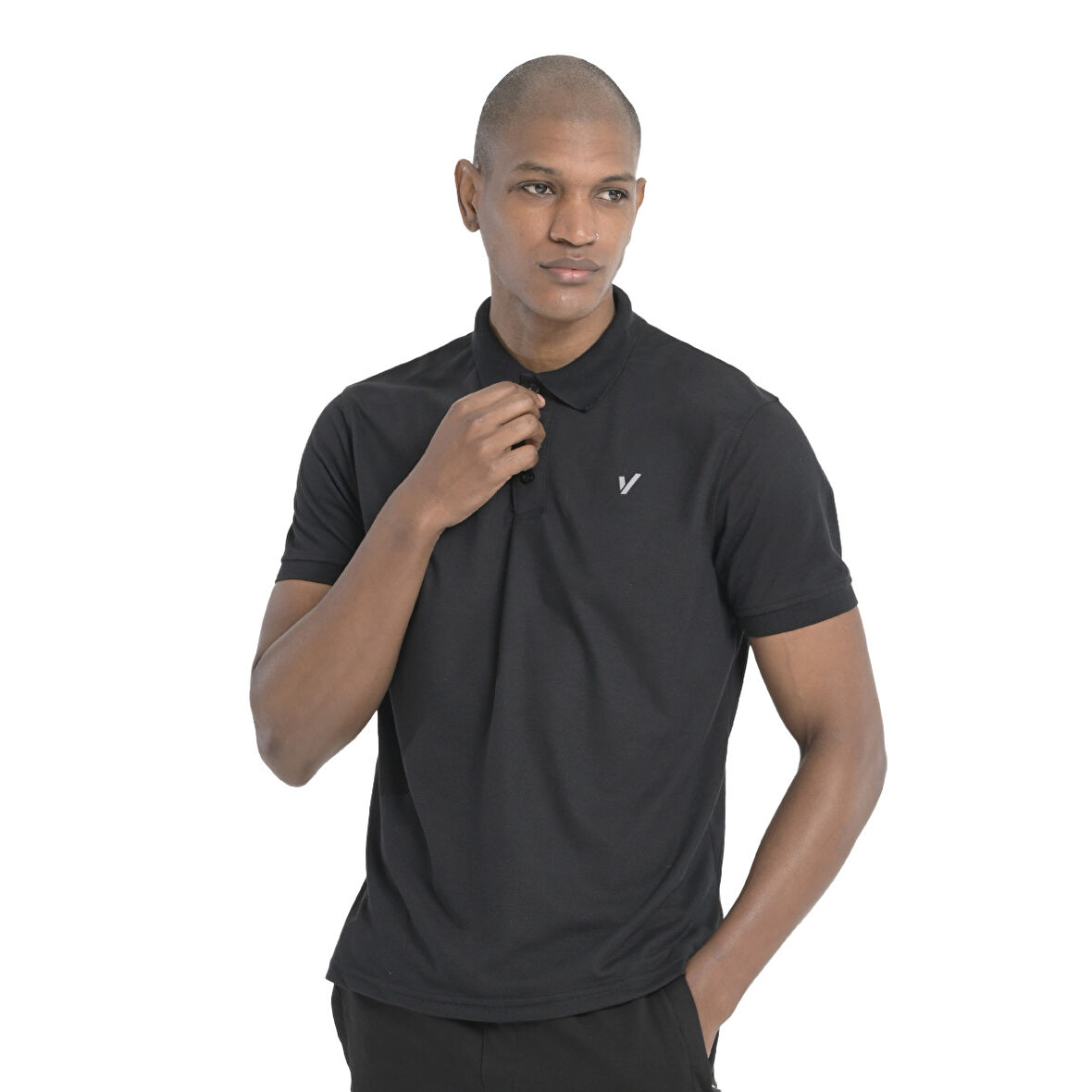 Furano Erkek Siyah Günlük Stil T-Shirt 25YE017-SYH