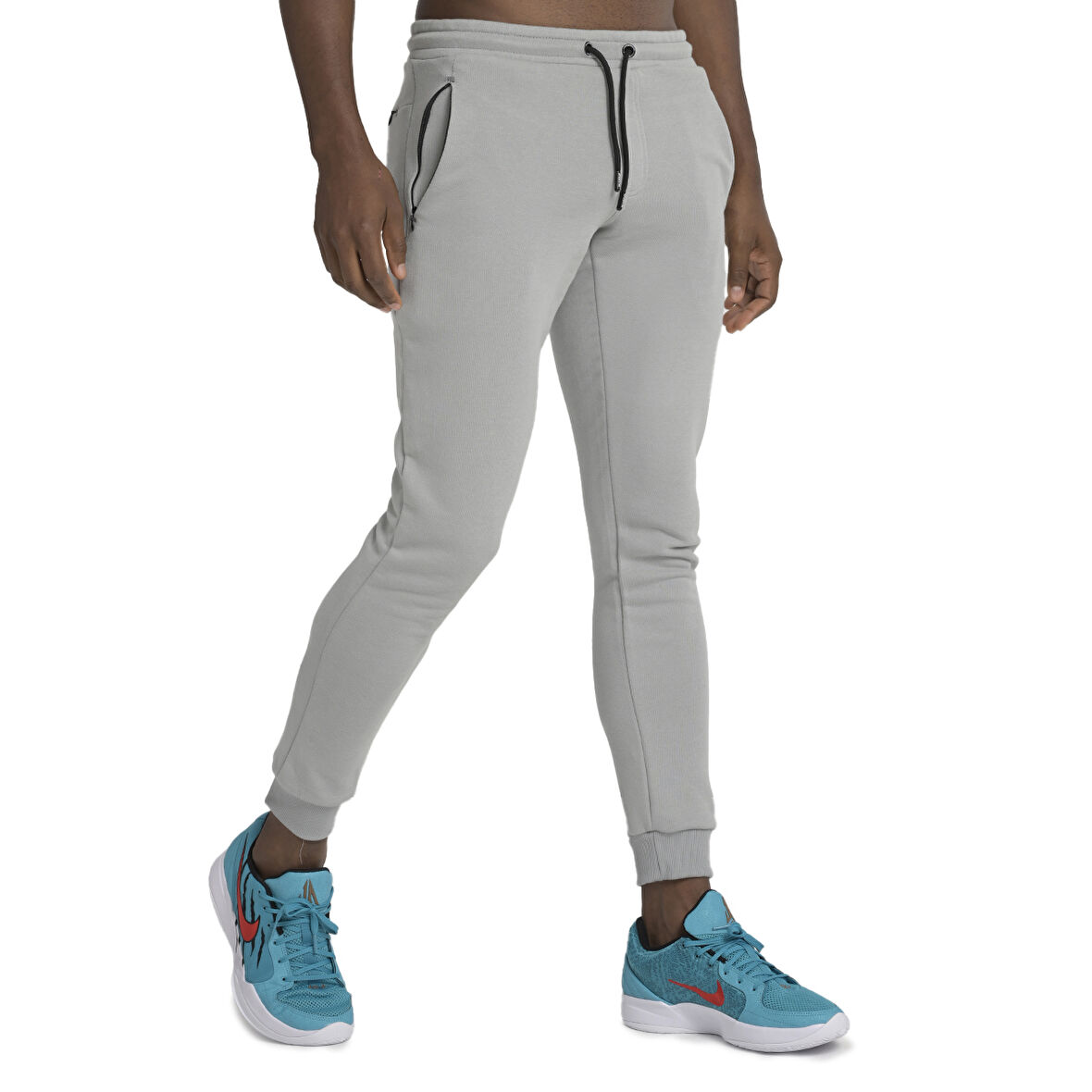 Kure Erkek Gri Günlük Stil Eşofman Altı 25YE019-GRI