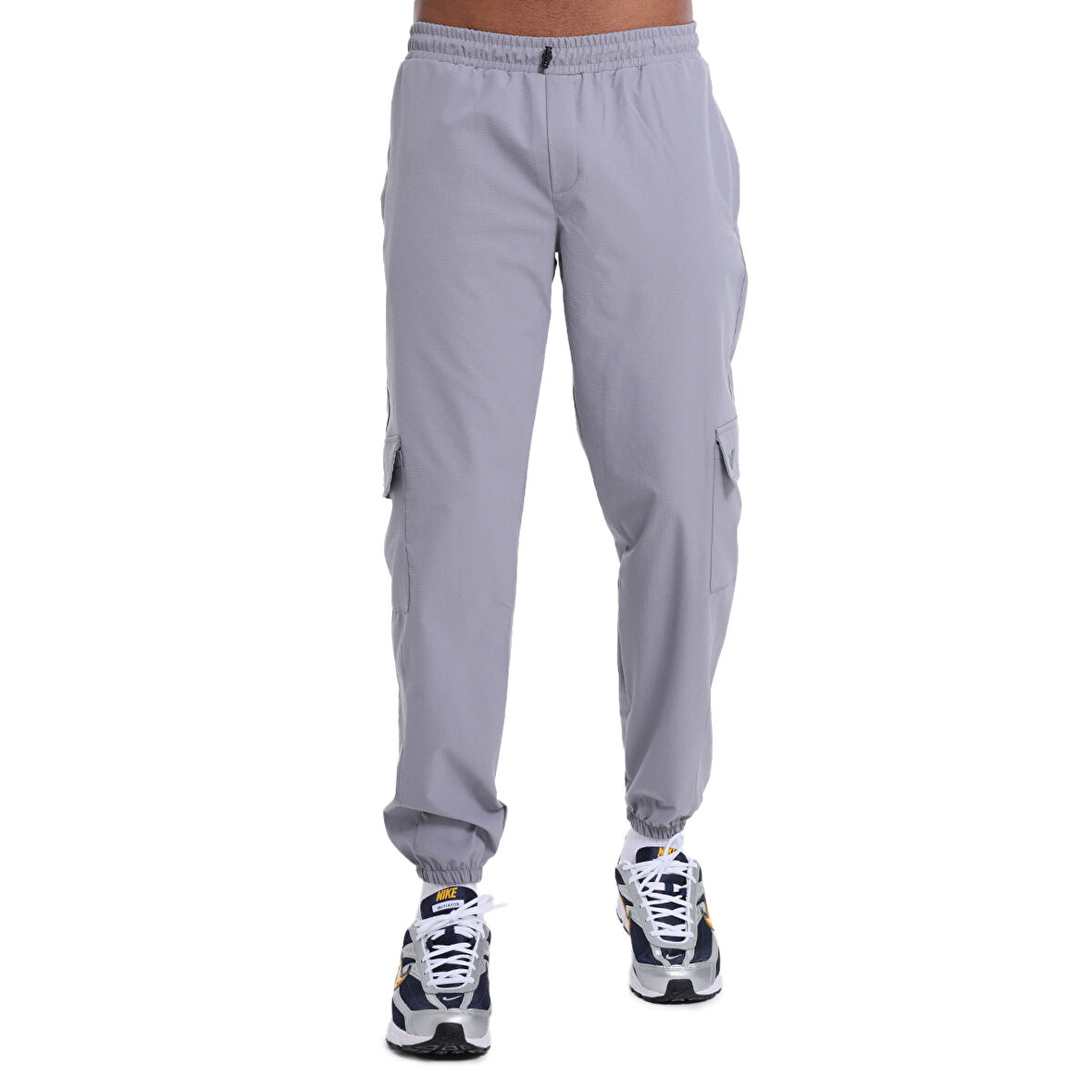 Nakijin Erkek Gri Günlük Stil Eşofman Altı 25YE025-GRI