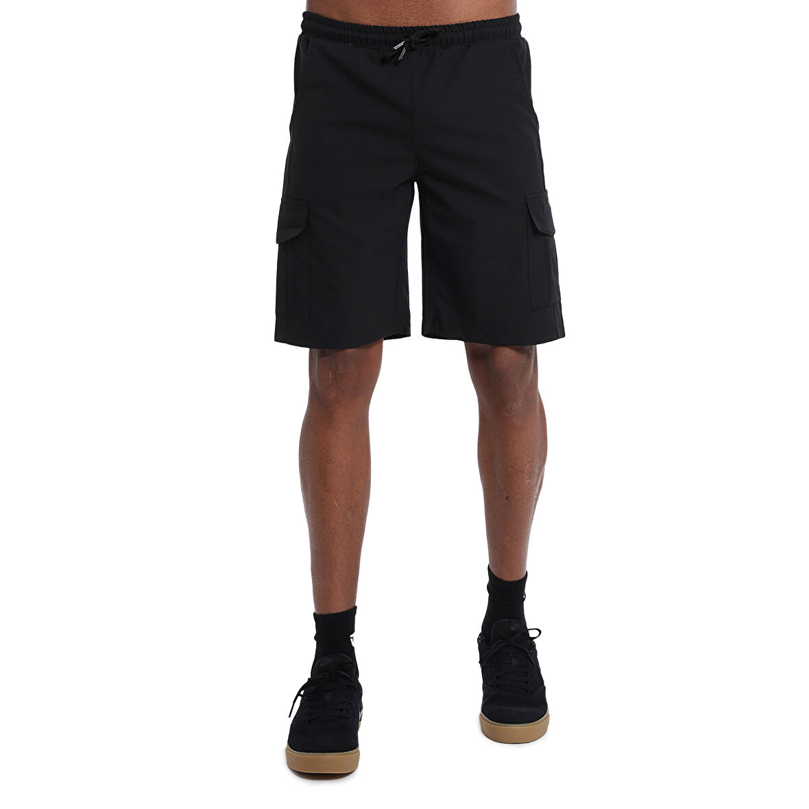 Gujo Erkek Siyah Günlük Stil Şort 25YE028-SYH