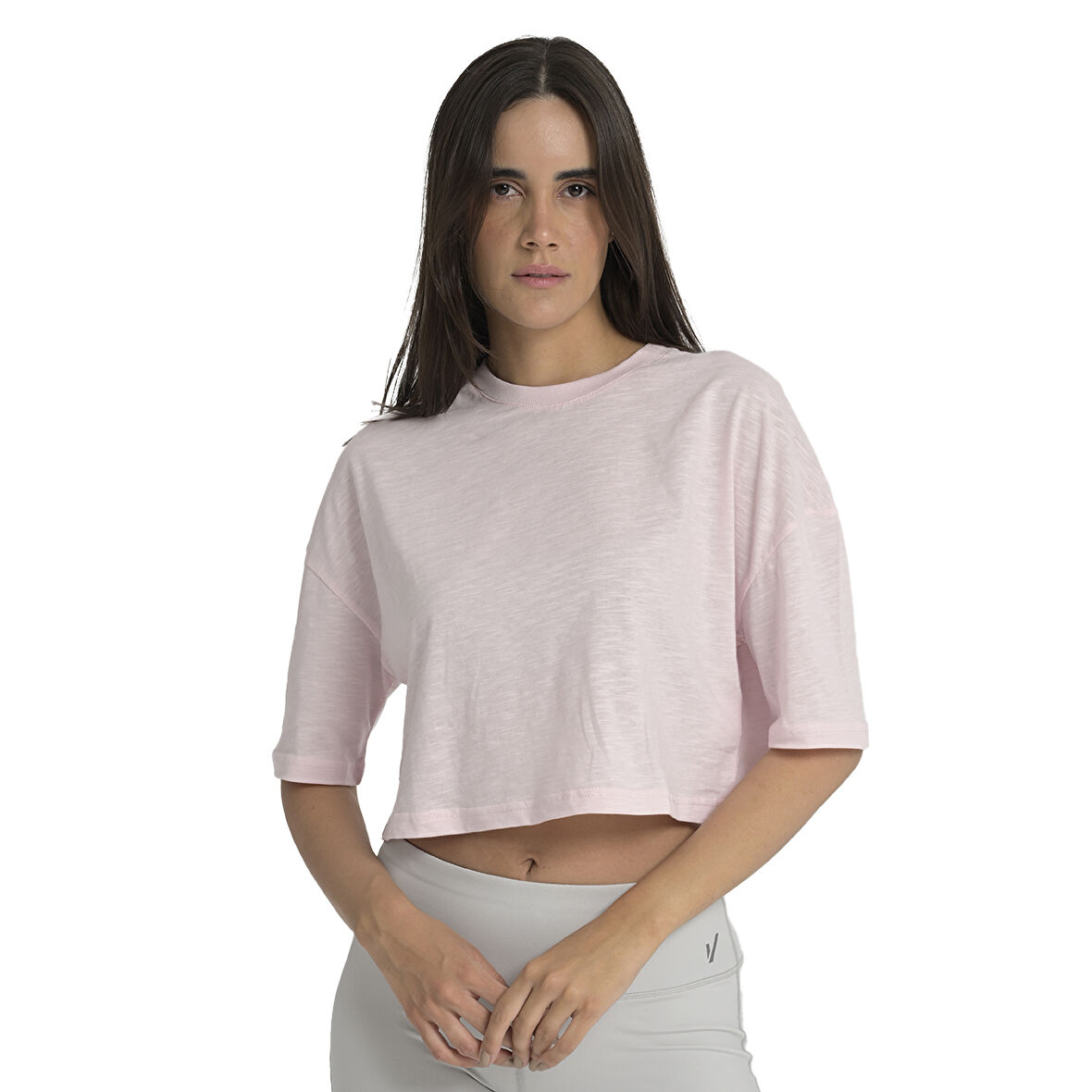 Tokyo Kadın Pembe Günlük Stil T-Shirt 25YK027-PMB