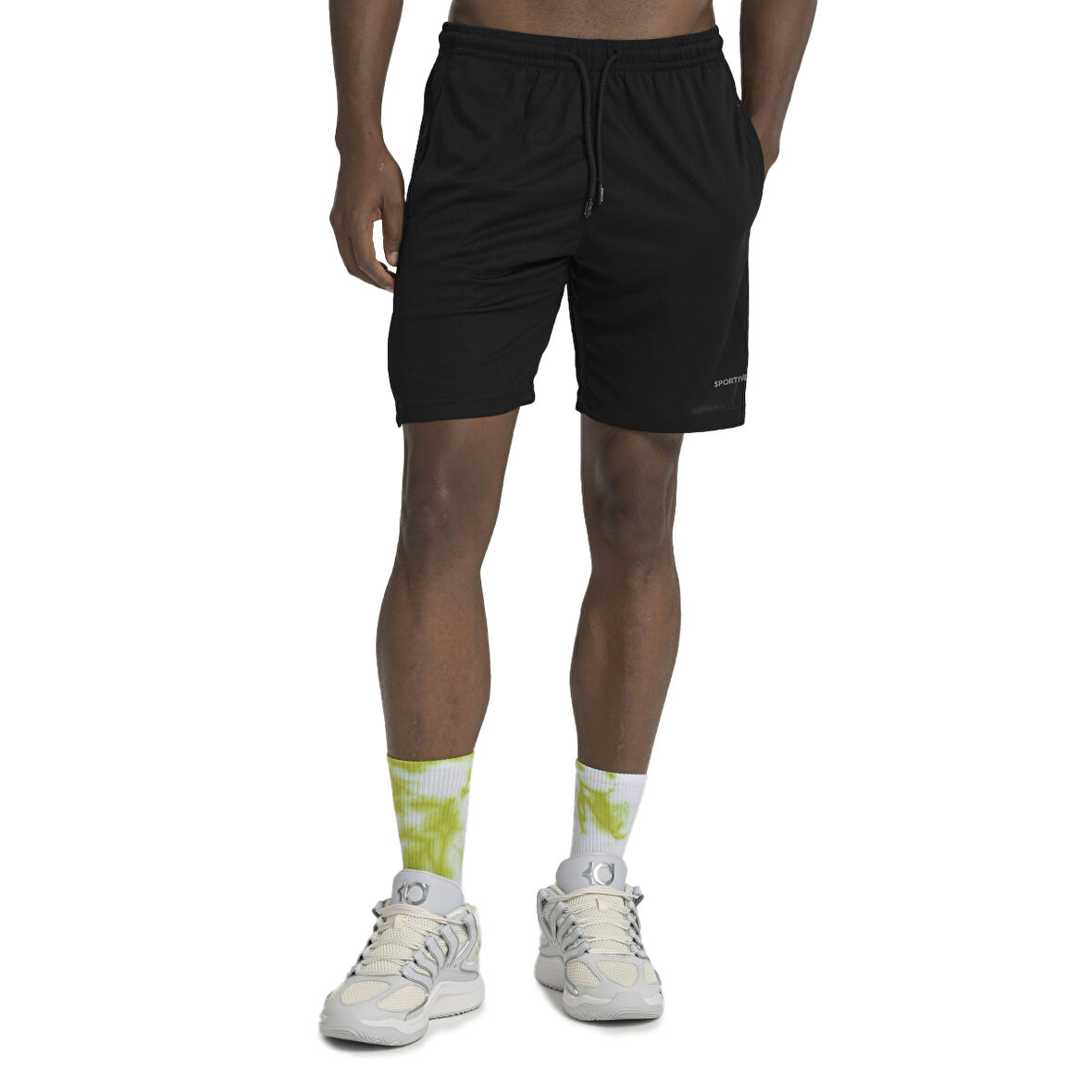 Nebbia3 Erkek Siyah Günlük Stil Şort 25YE032-SYH