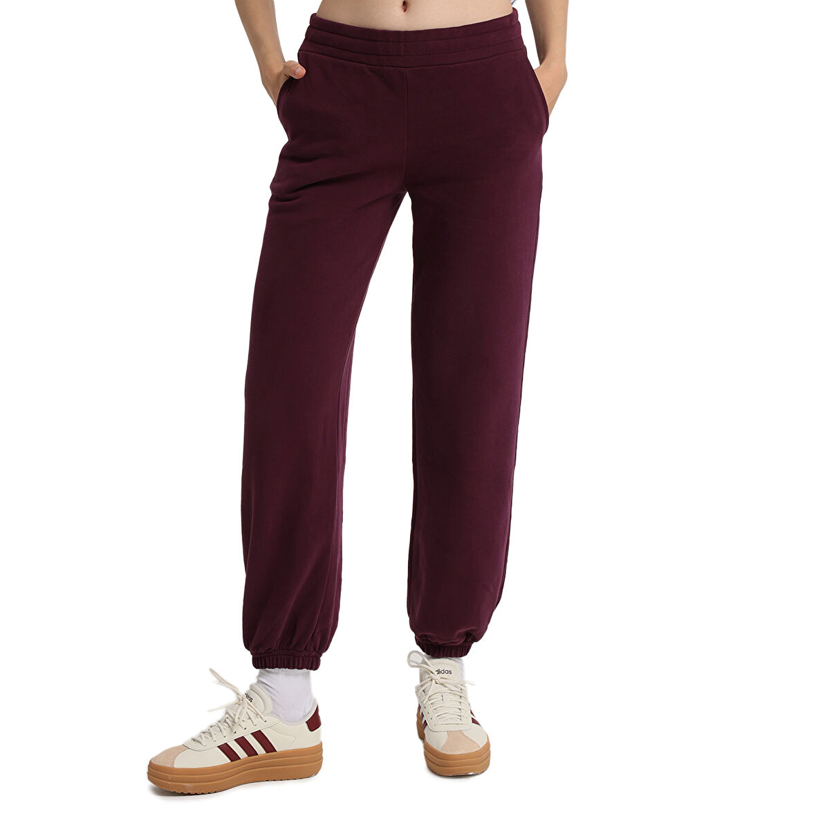 Craig Kadın Bordo Günlük Stil Eşofman Altı 25KK1028-BRD