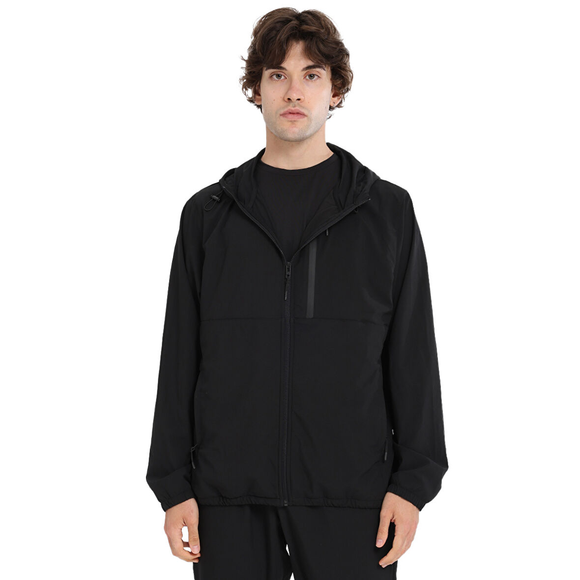 Acron Erkek Siyah Koşu Ceket 25KE1001-SYH