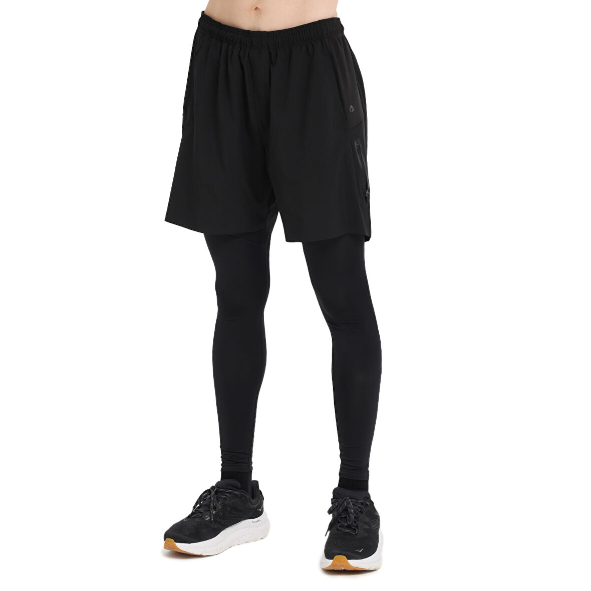 Acron Erkek Siyah Koşu Şort 25KE1003-SYH