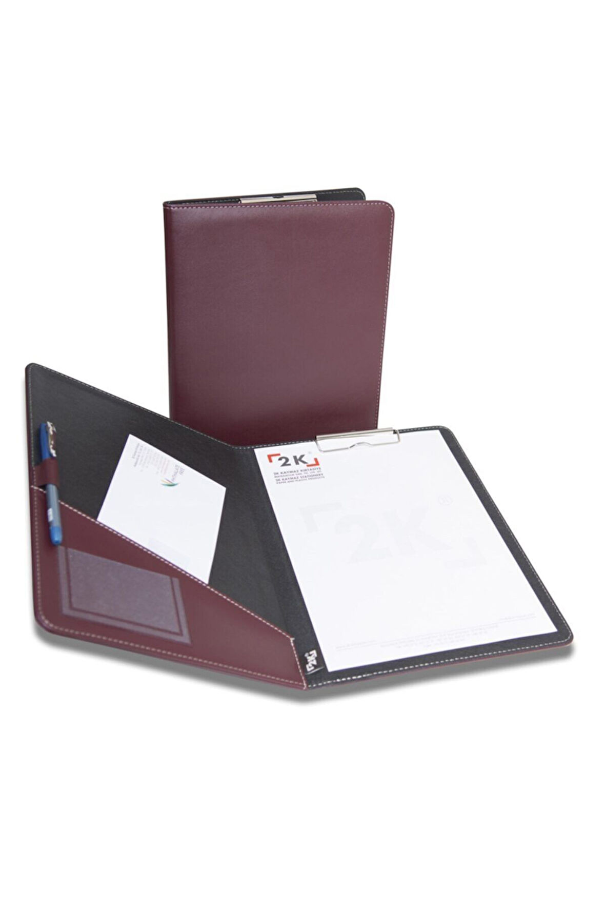 Kapaklı Sekreterlik A4 100 Yaprak Kapasiteli Rainbow Clip Board Vegan 24x32 cm