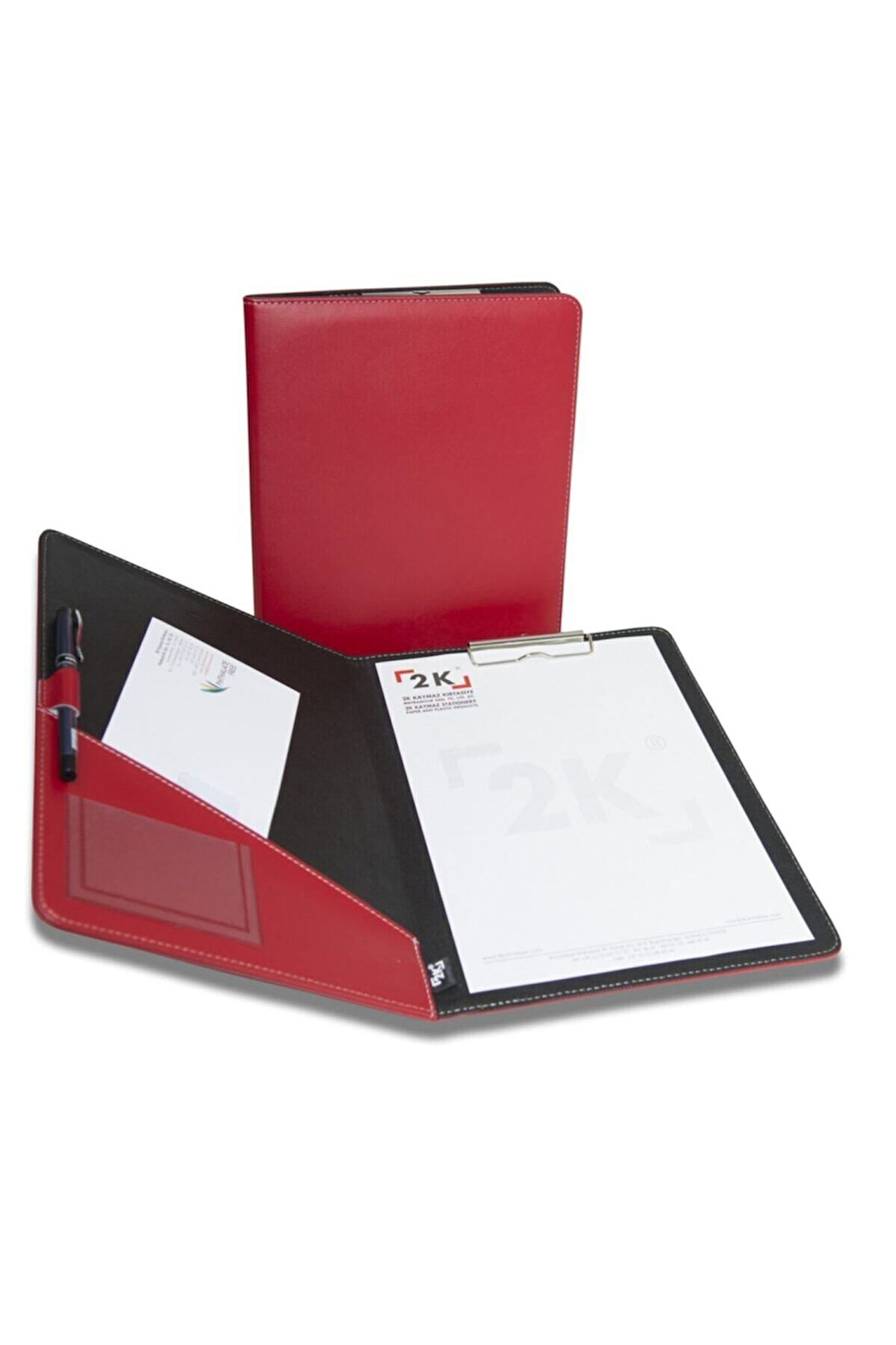 Kapaklı Sekreterlik A4 100 Yaprak Kapasiteli Rainbow Clip Board Vegan 24x32 cm