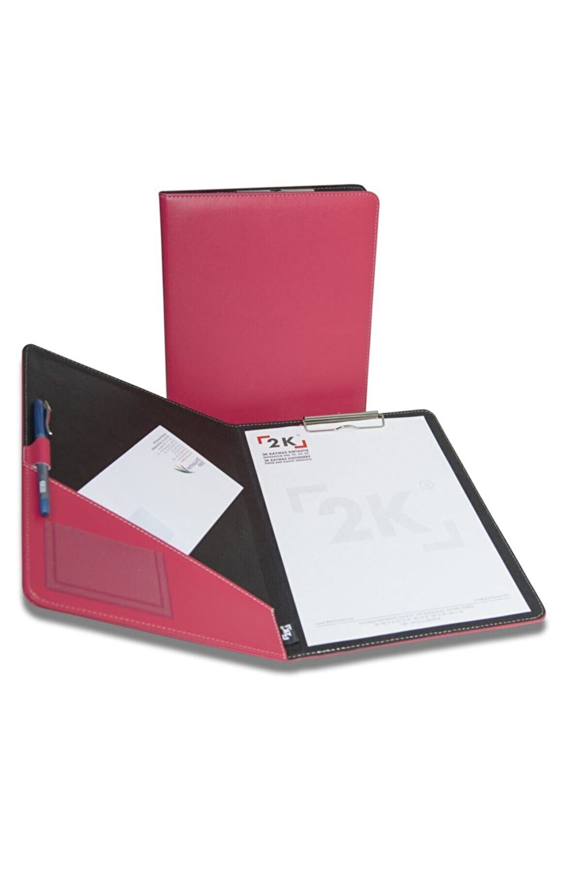Kapaklı Sekreterlik A4 100 Yaprak Kapasiteli Rainbow Clip Board Vegan 24x32 cm