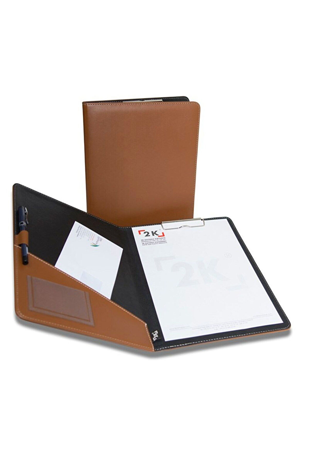 Kapaklı Sekreterlik A4 100 Yaprak Kapasiteli Rainbow Clip Board Vegan 24x32 cm