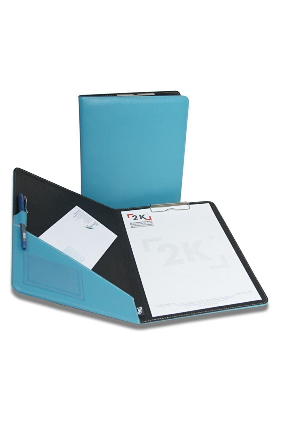 Kapaklı Sekreterlik A4 100 Yaprak Kapasiteli Rainbow Clip Board Vegan 24x32 cm