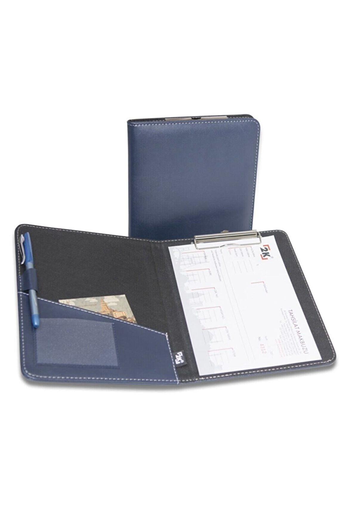 Kapaklı Sekreterlik A5 100 Yaprak Kapasiteli Rainbow Cilp Board Vegan 18,5x23 cm
