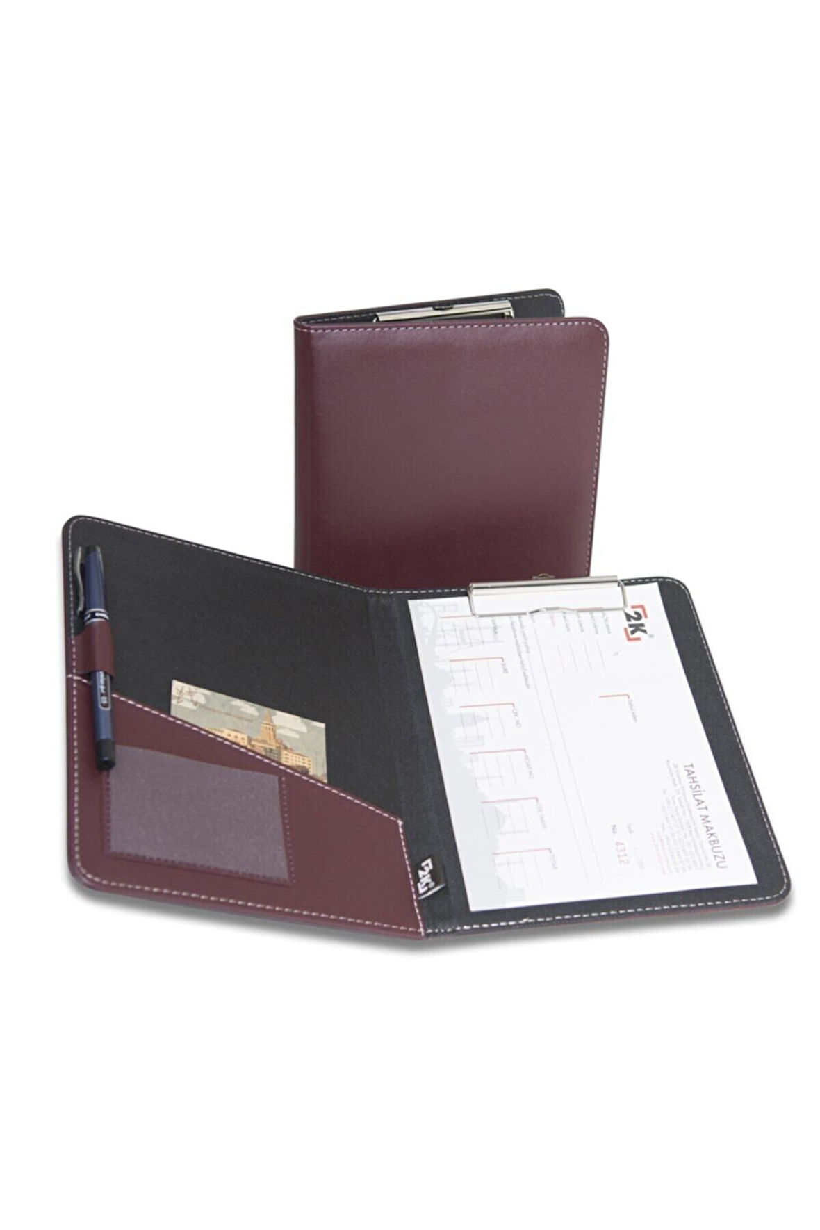 Kapaklı Sekreterlik A5 100 Yaprak Kapasiteli Rainbow Cilp Board Vegan 18,5x23 cm